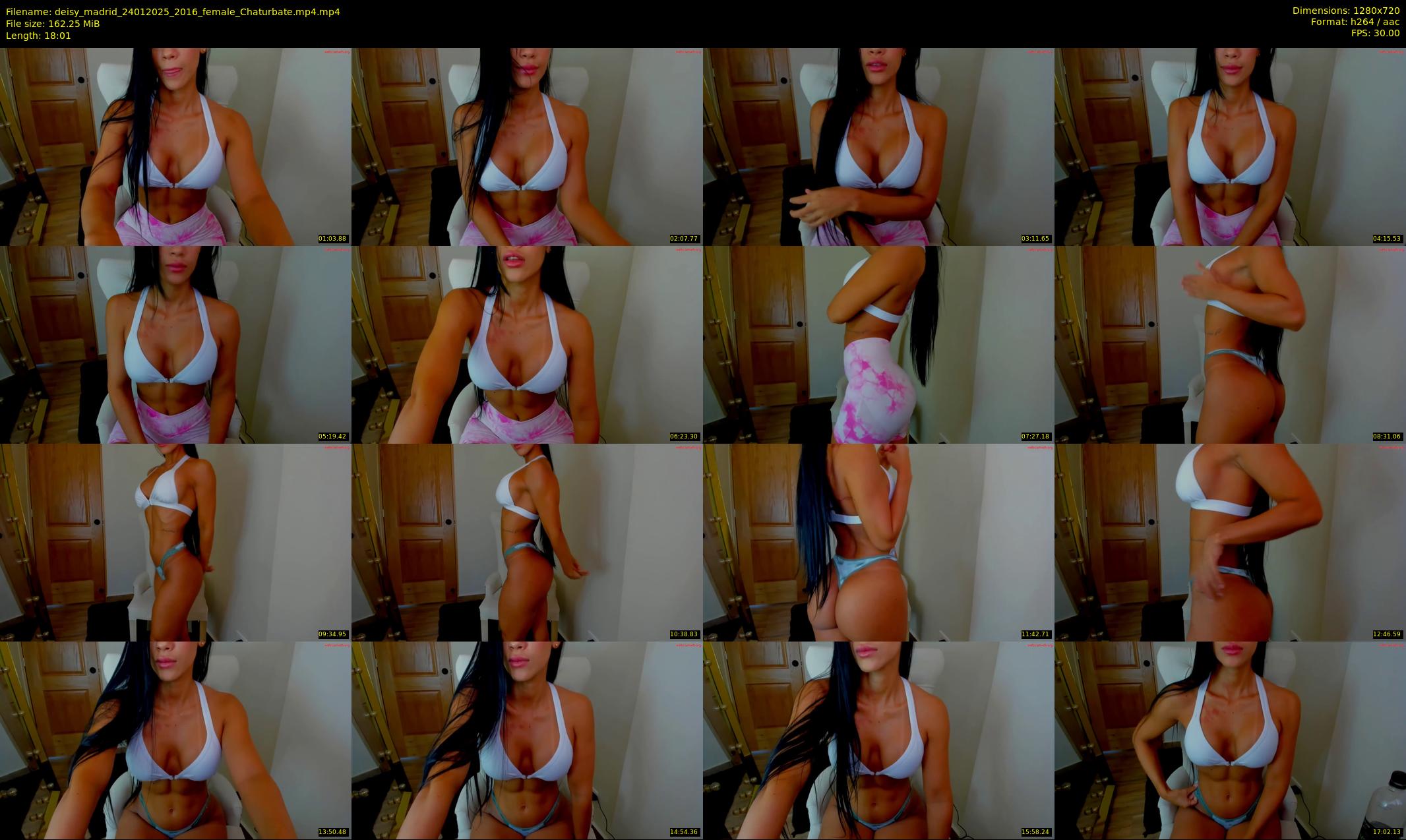 deisy_madrid — 19 minute Chaturbate female cam show recording, 720p, Jan 24, 2025