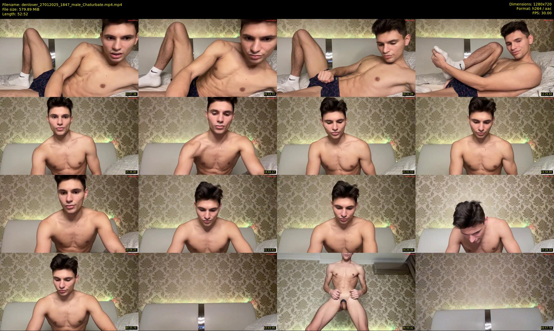 denlover — 53 minute Chaturbate male cam show recording, 720p, Jan 27, 2025
