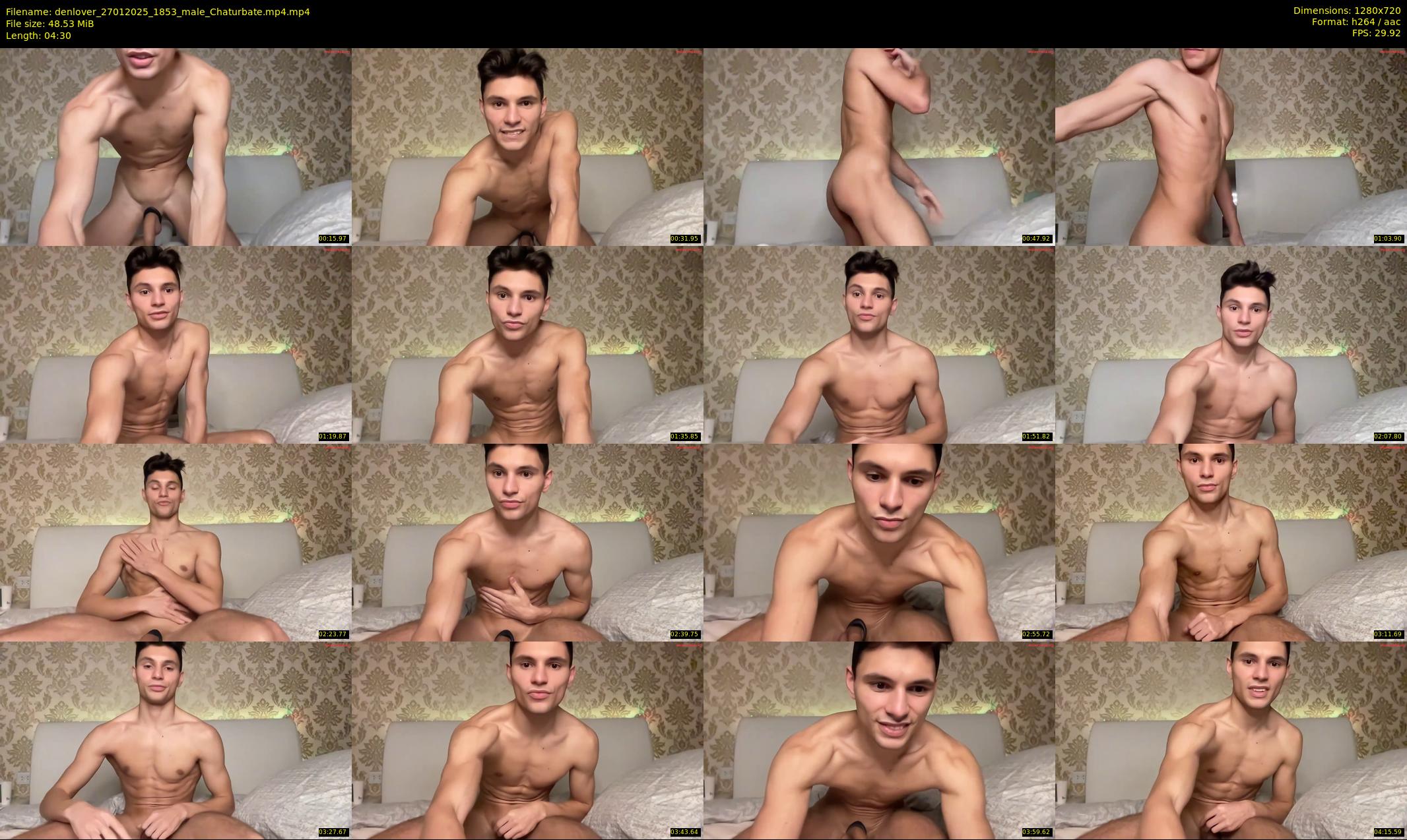 denlover — 5 minute Chaturbate male cam show recording, 720p, Jan 27, 2025