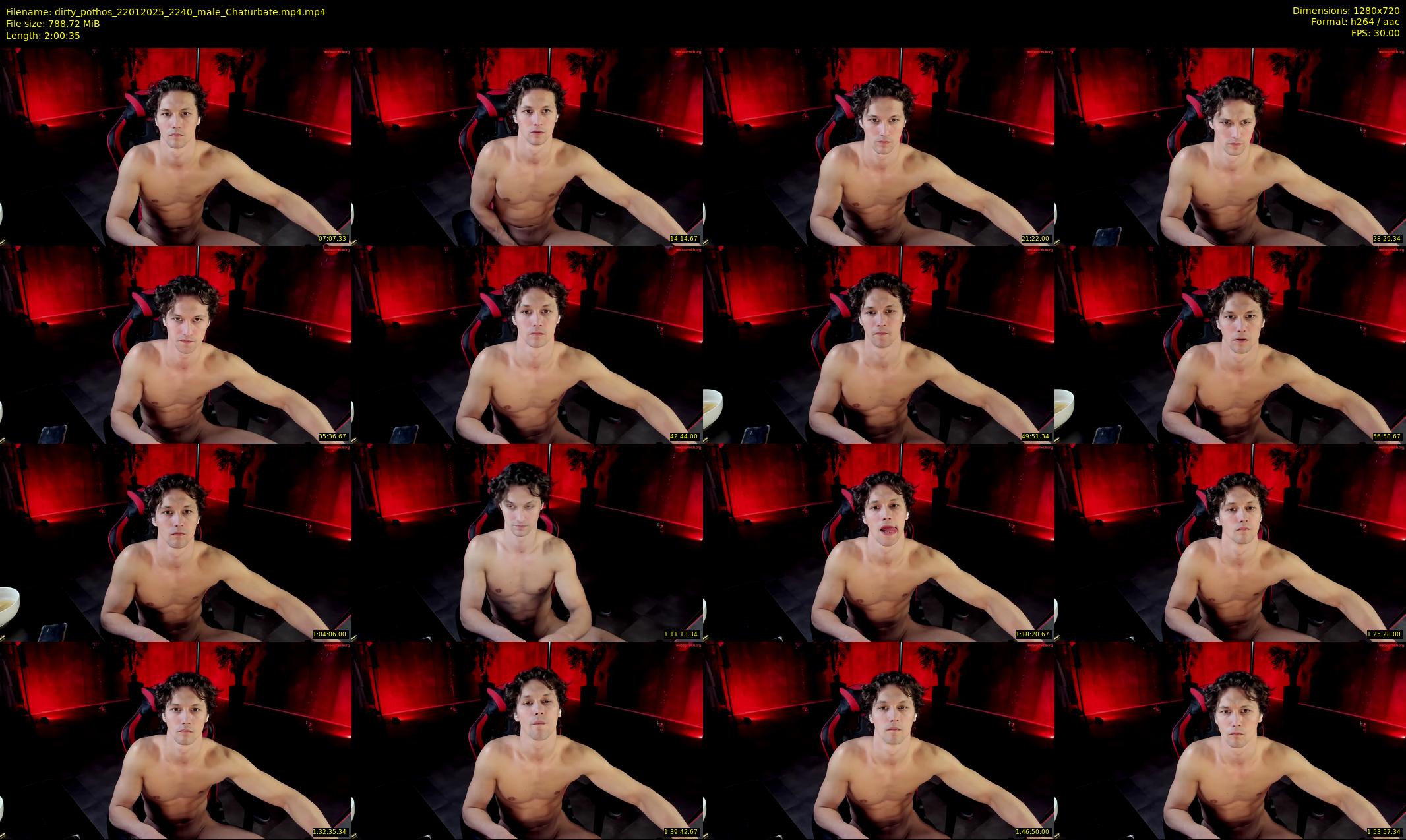 dirty_pothos — 121 minute Chaturbate male cam show recording, 720p, Jan 22, 2025