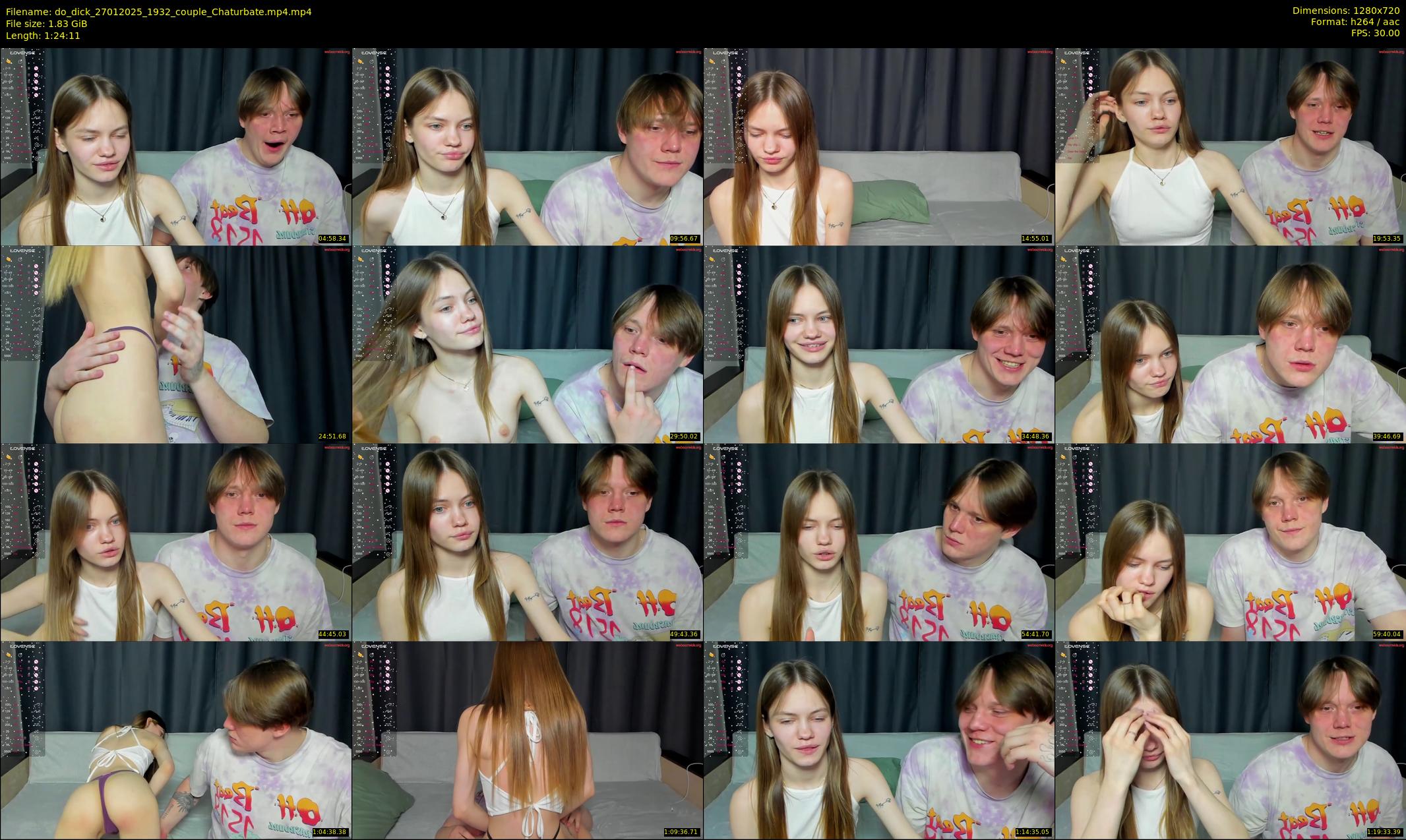 do_dick — 85 minute Chaturbate couple cam show recording, 720p, Jan 27, 2025