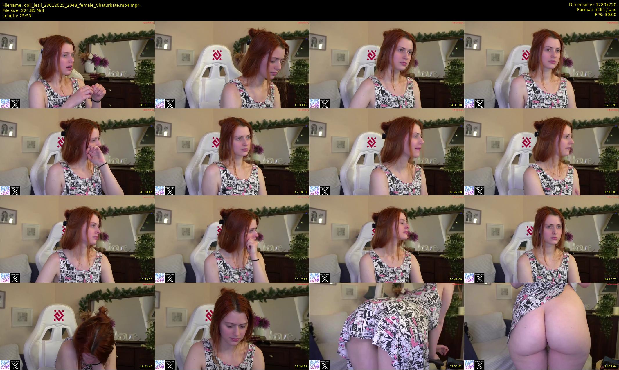 doll_lesli — 26 minute Chaturbate female cam show recording, 720p, Jan 23, 2025