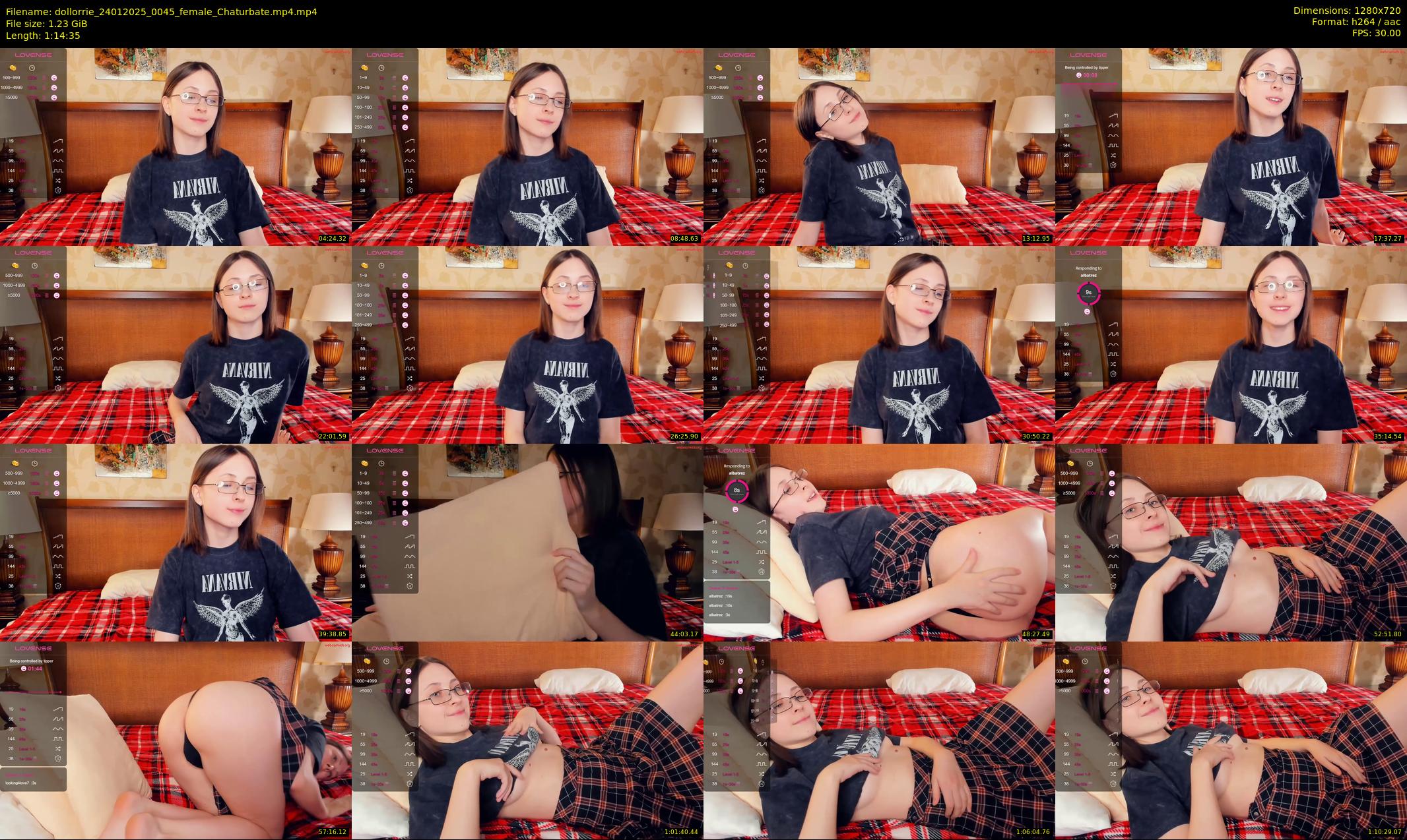 dollorrie — 75 minute Chaturbate couple cam show recording, 720p, Jan 24, 2025