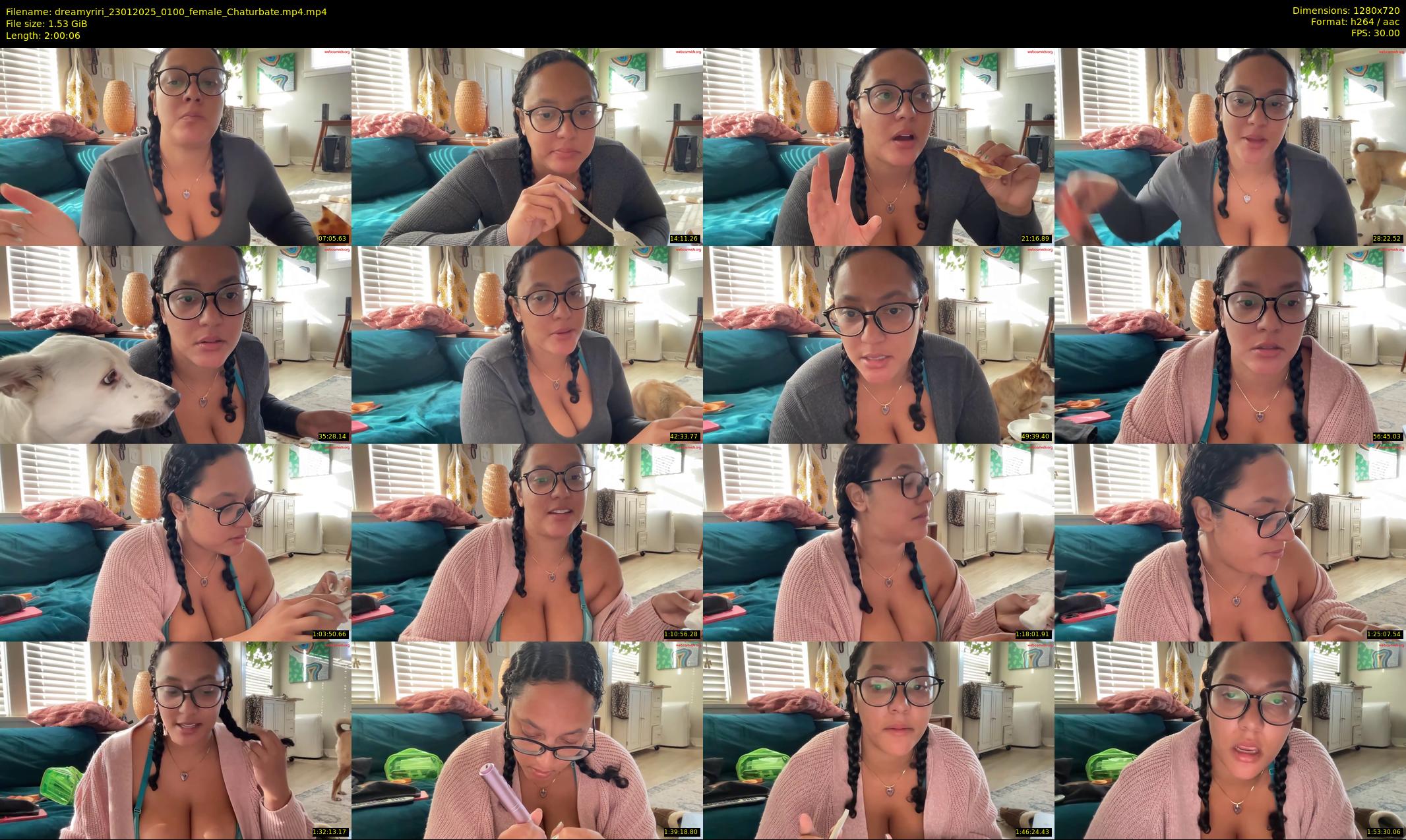 dreamyriri — 121 minute Chaturbate female cam show recording, 720p, Jan 23, 2025