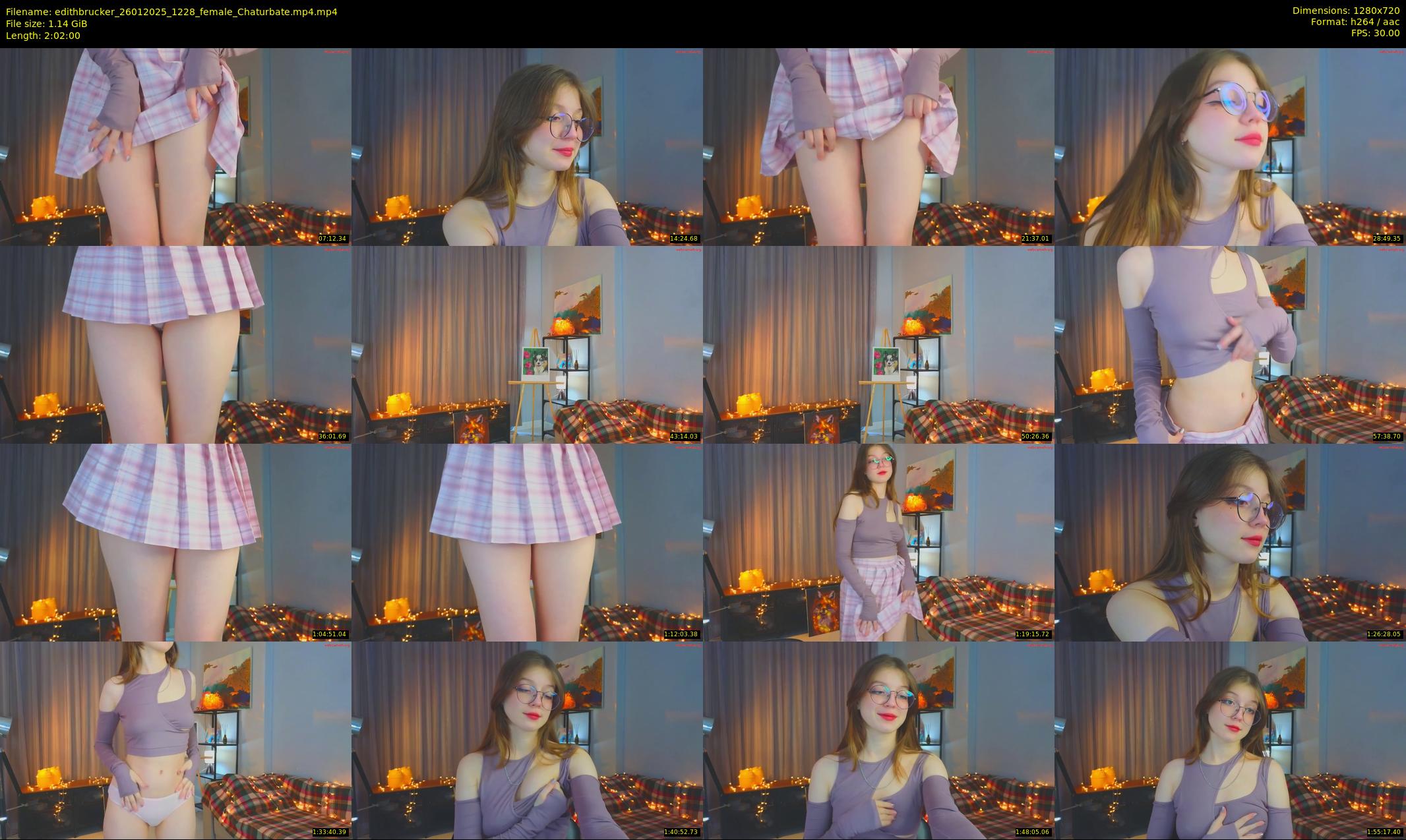 edithbrucker — 122 minute Chaturbate female cam show recording, 720p, Jan 26, 2025