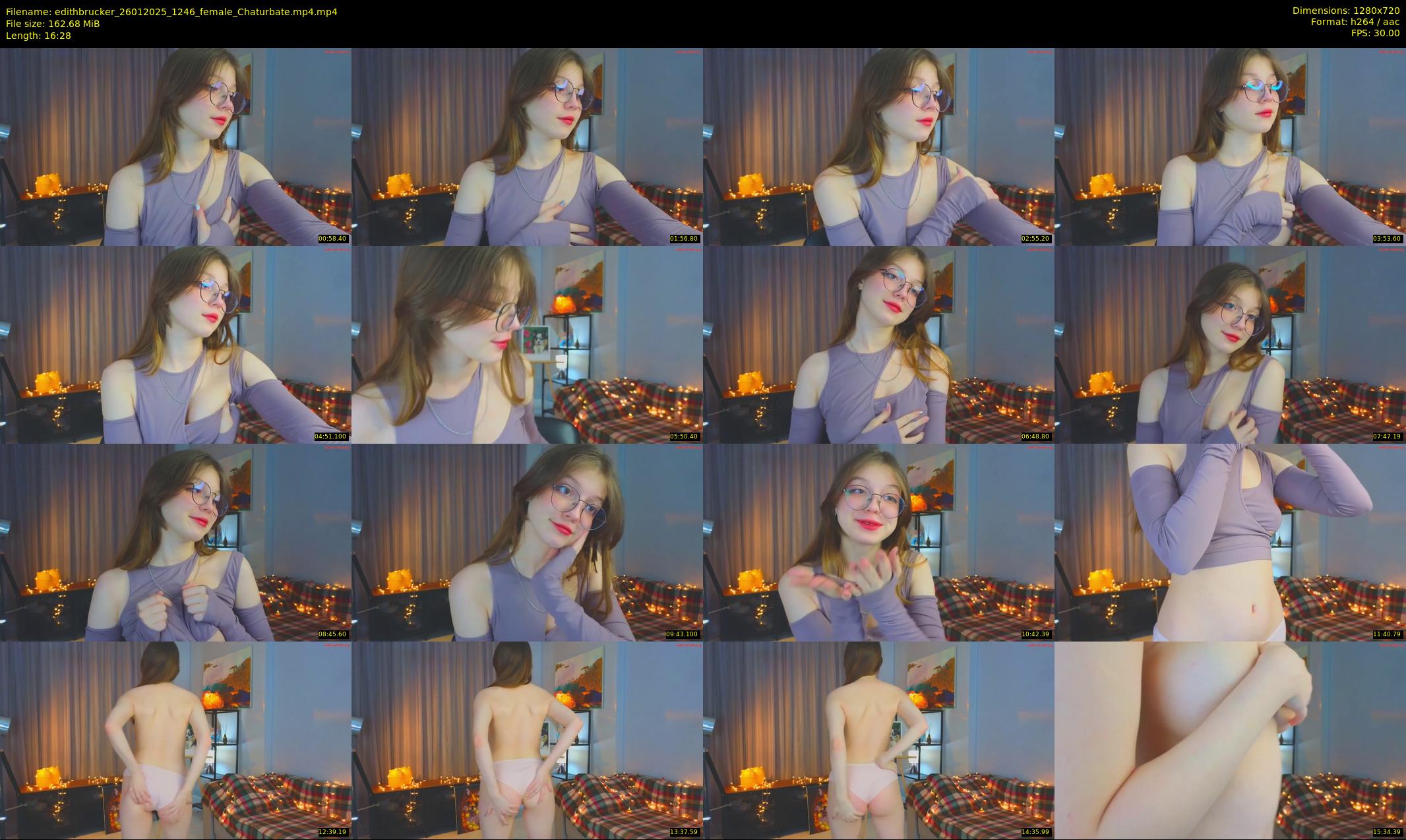 edithbrucker — 17 minute Chaturbate female cam show recording, 720p, Jan 26, 2025