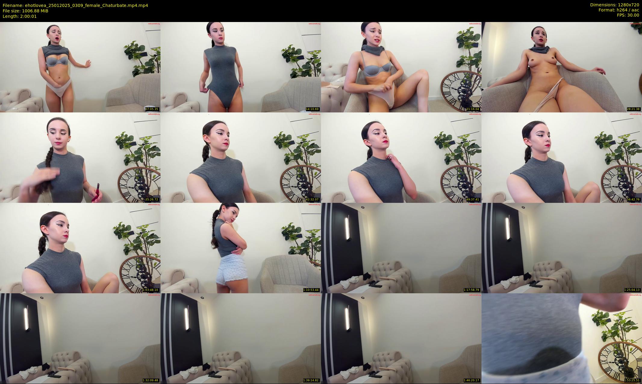 ehotlovea — 121 minute Chaturbate female cam show recording, 720p, Jan 25, 2025