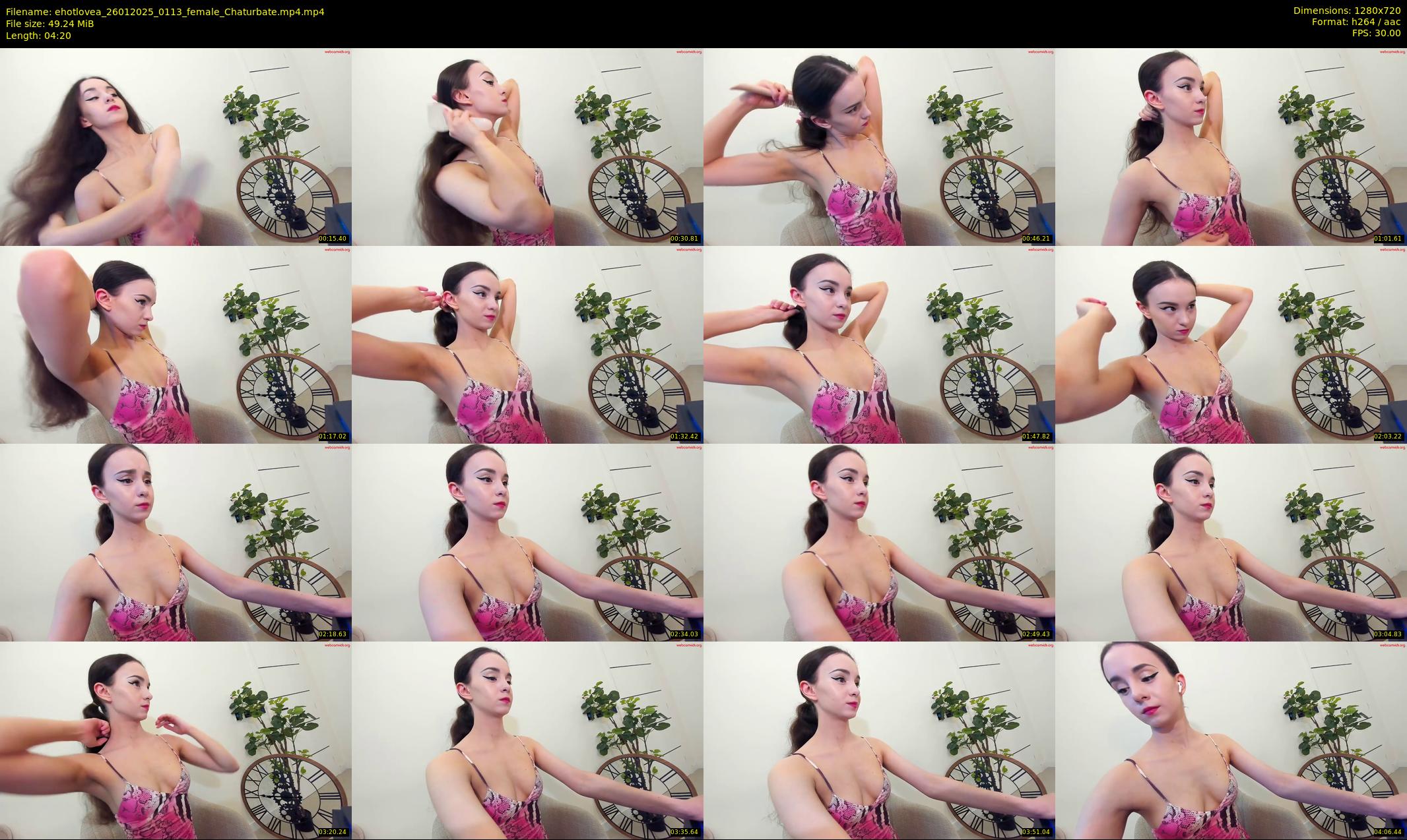 ehotlovea — 5 minute Chaturbate female cam show recording, 720p, Jan 26, 2025