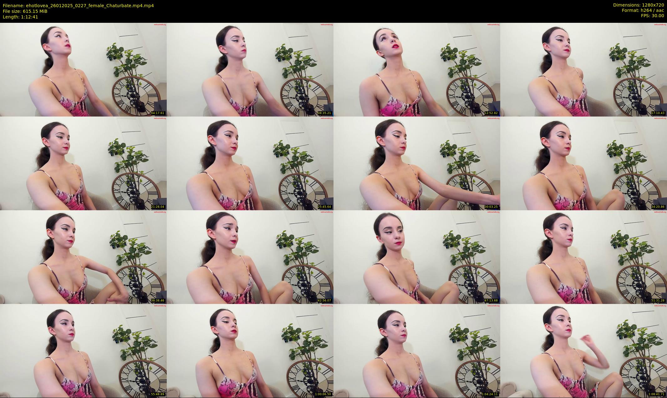ehotlovea — 73 minute Chaturbate female cam show recording, 720p, Jan 26, 2025