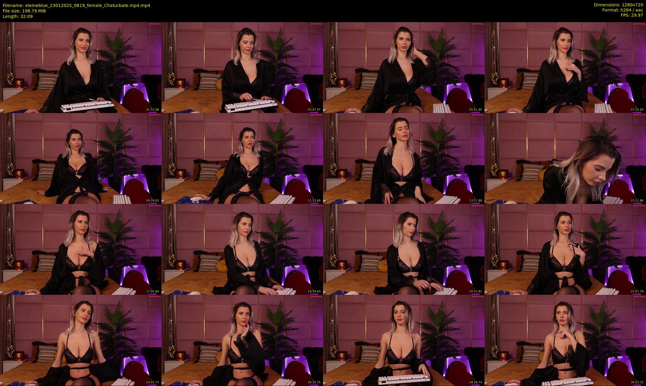 eleineblue — 33 minute Chaturbate female cam show recording, 720p, Jan 23, 2025