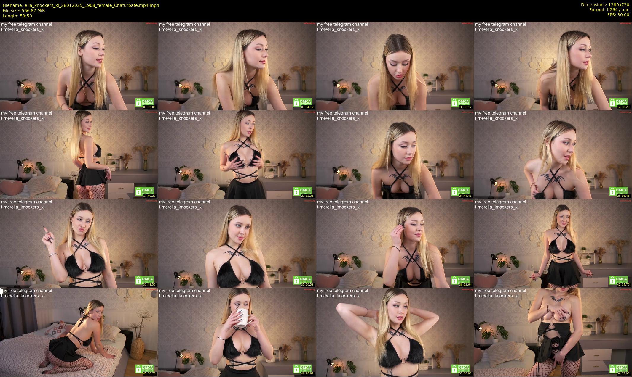 ella_knockers_xl — 60 minute Chaturbate female cam show recording, 720p, Jan 28, 2025