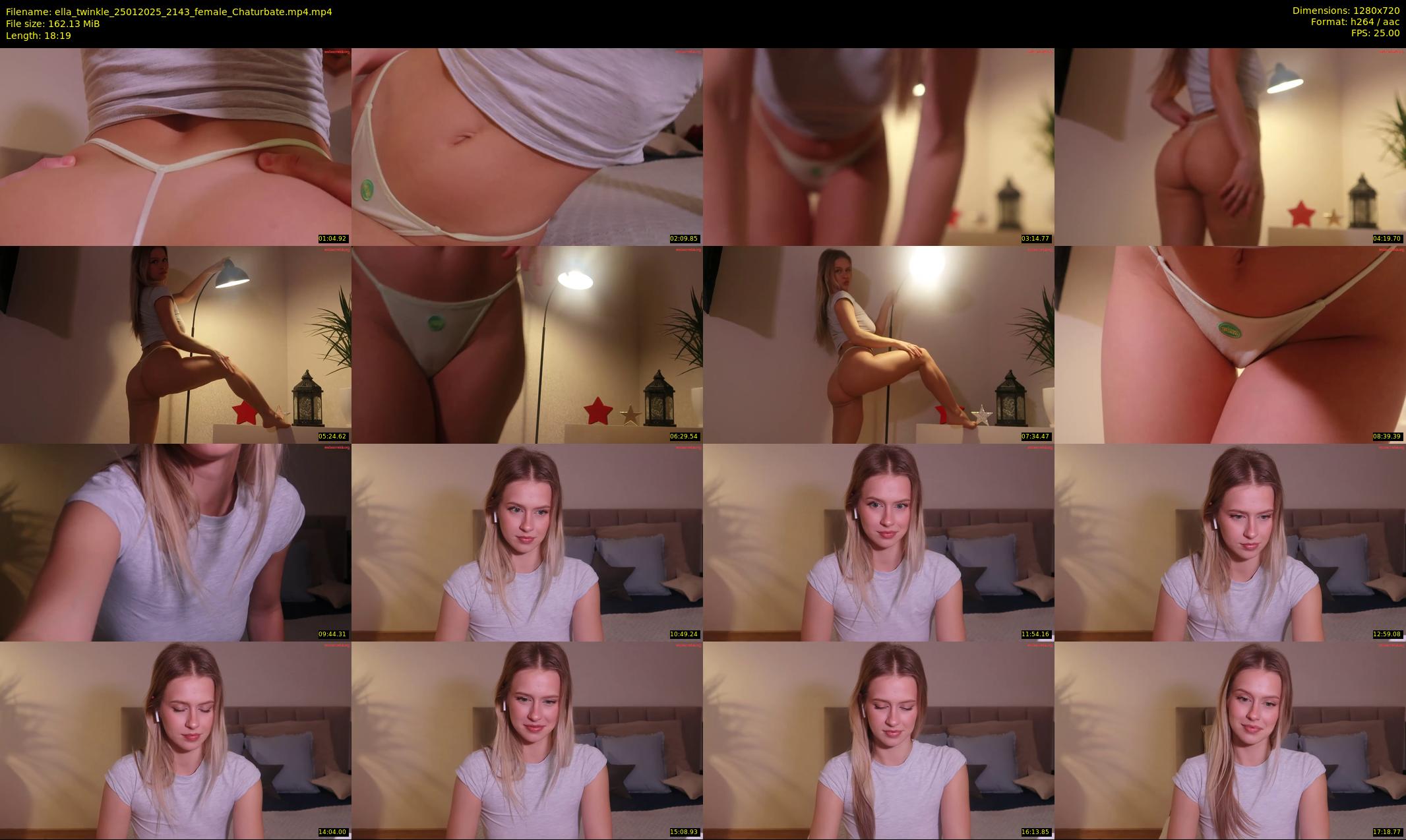 ella_twinkle — 19 minute Chaturbate female cam show recording, 720p, Jan 25, 2025