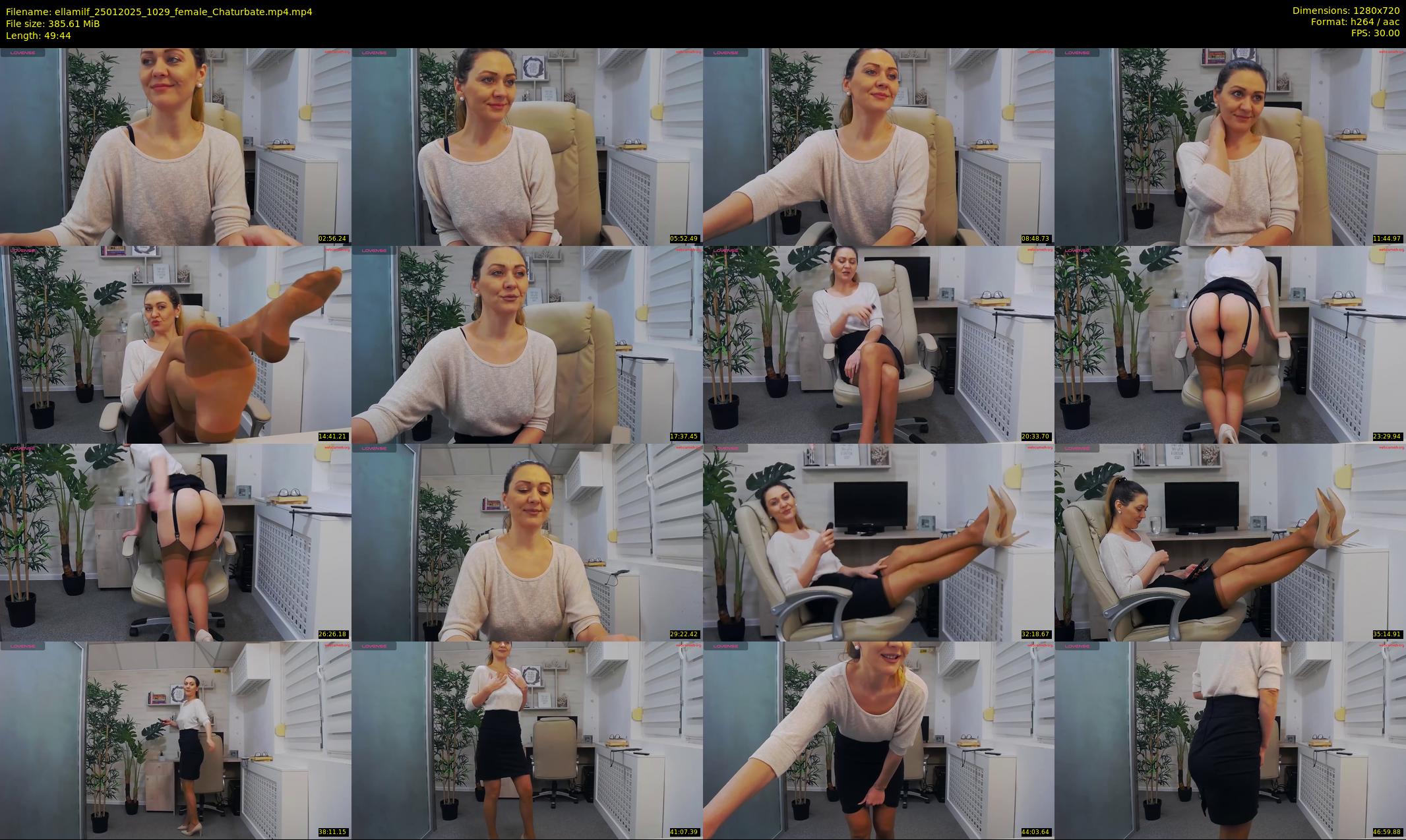 ellamilf — 50 minute Chaturbate female cam show recording, 720p, Jan 25, 2025
