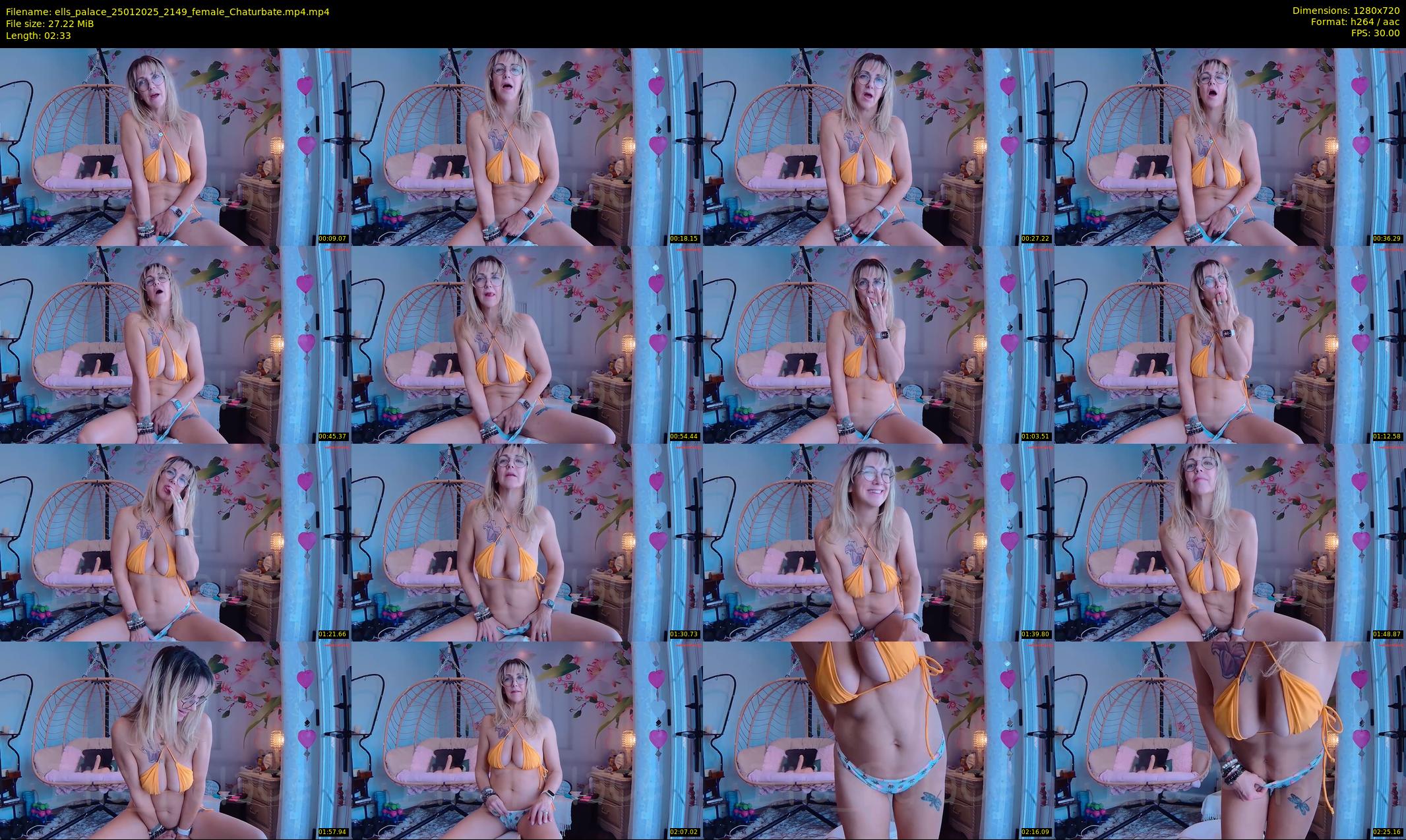 ells_palace — 3 minute Chaturbate female cam show recording, 720p, Jan 25, 2025