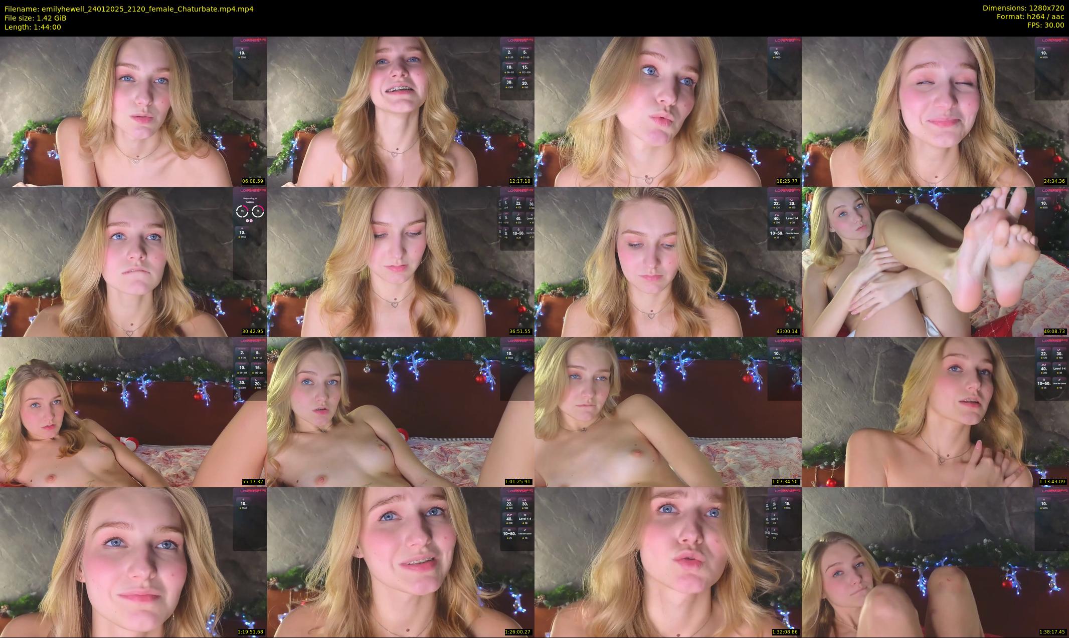emilyhewell — 104 minute Chaturbate female cam show recording, 720p, Jan 24, 2025