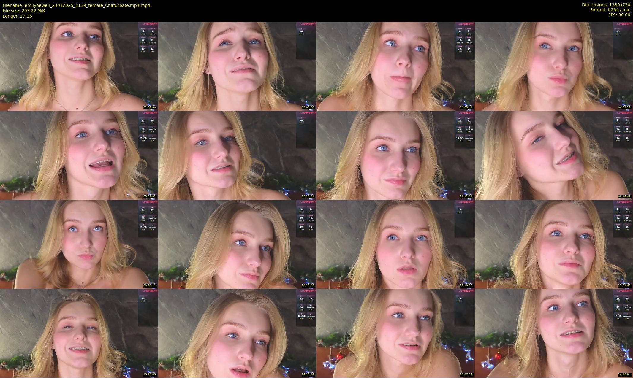 emilyhewell — 18 minute Chaturbate female cam show recording, 720p, Jan 24, 2025