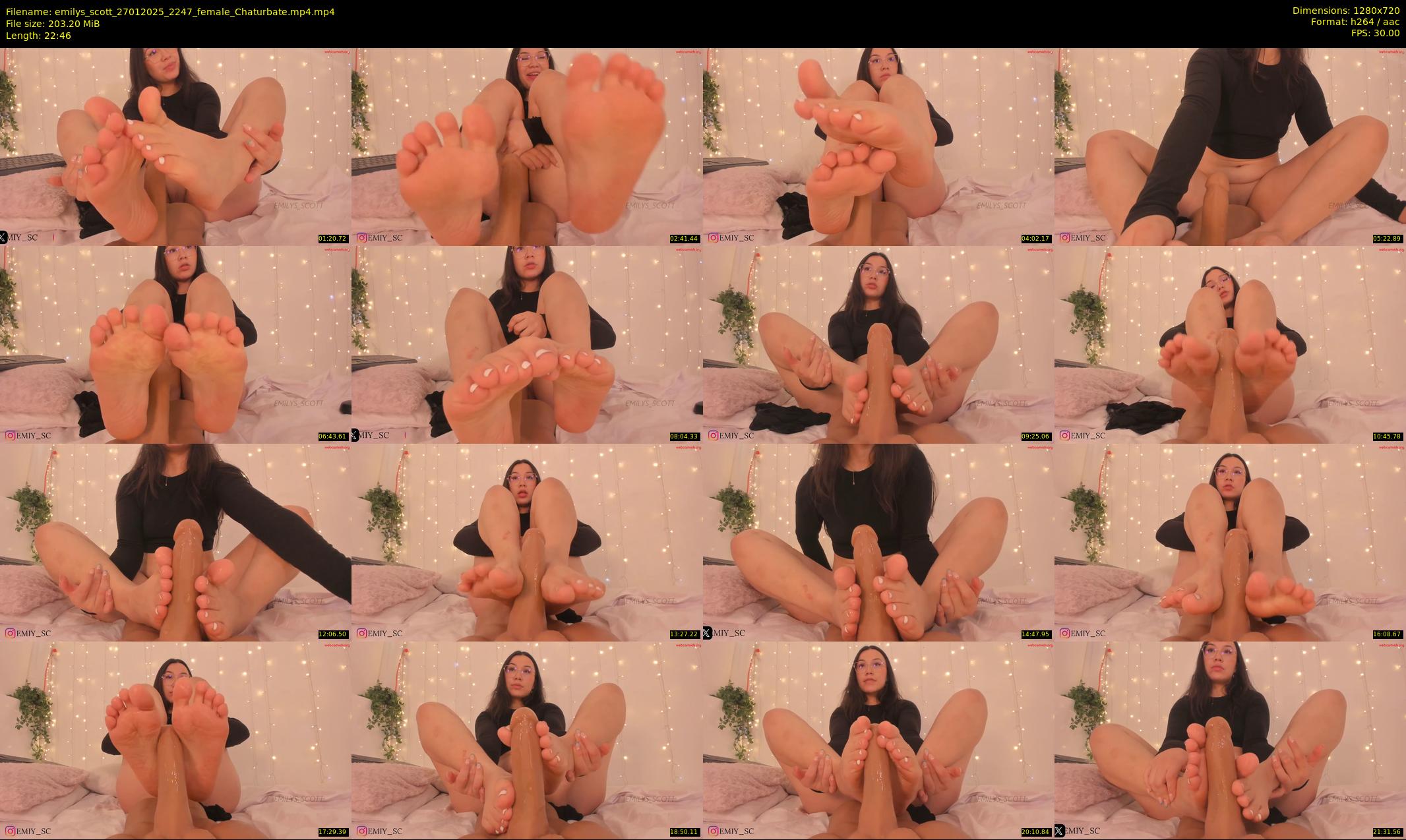 emilys_scott — 23 minute Chaturbate female cam show recording, 720p, Jan 27, 2025