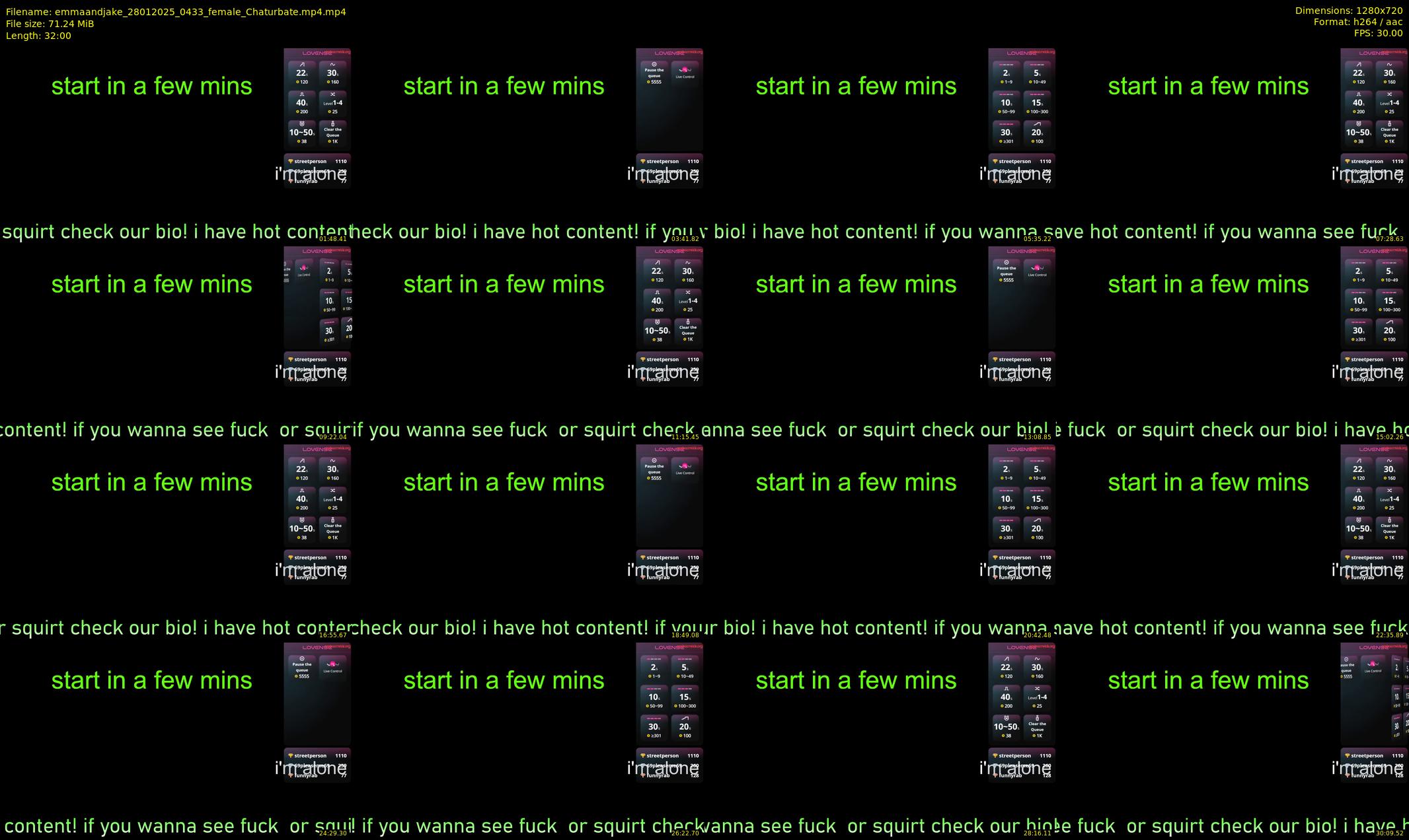 emmaandjake — 32 minute Chaturbate couple cam show recording, 720p, Jan 28, 2025