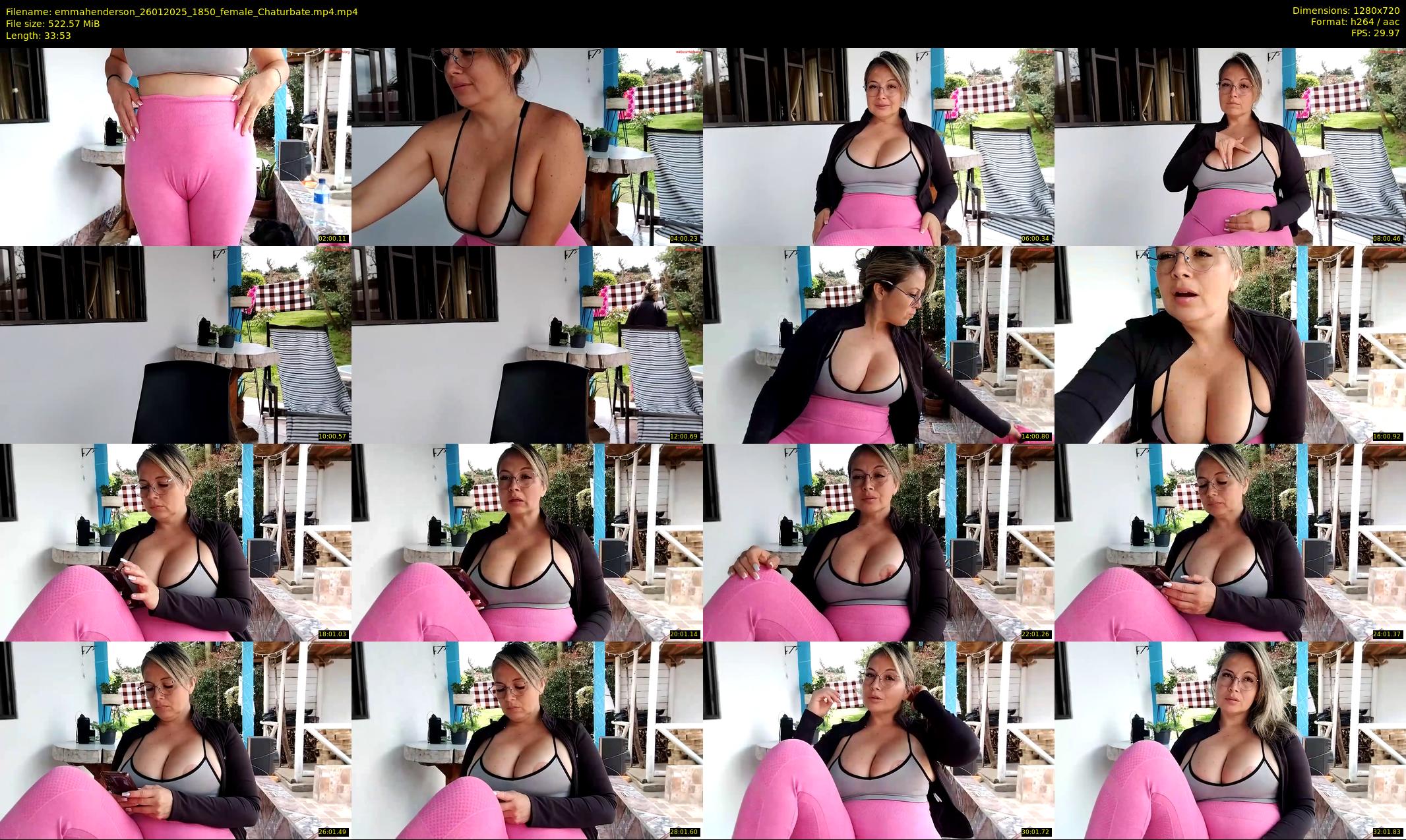 emmahenderson — 34 minute Chaturbate female cam show recording, 720p, Jan 26, 2025