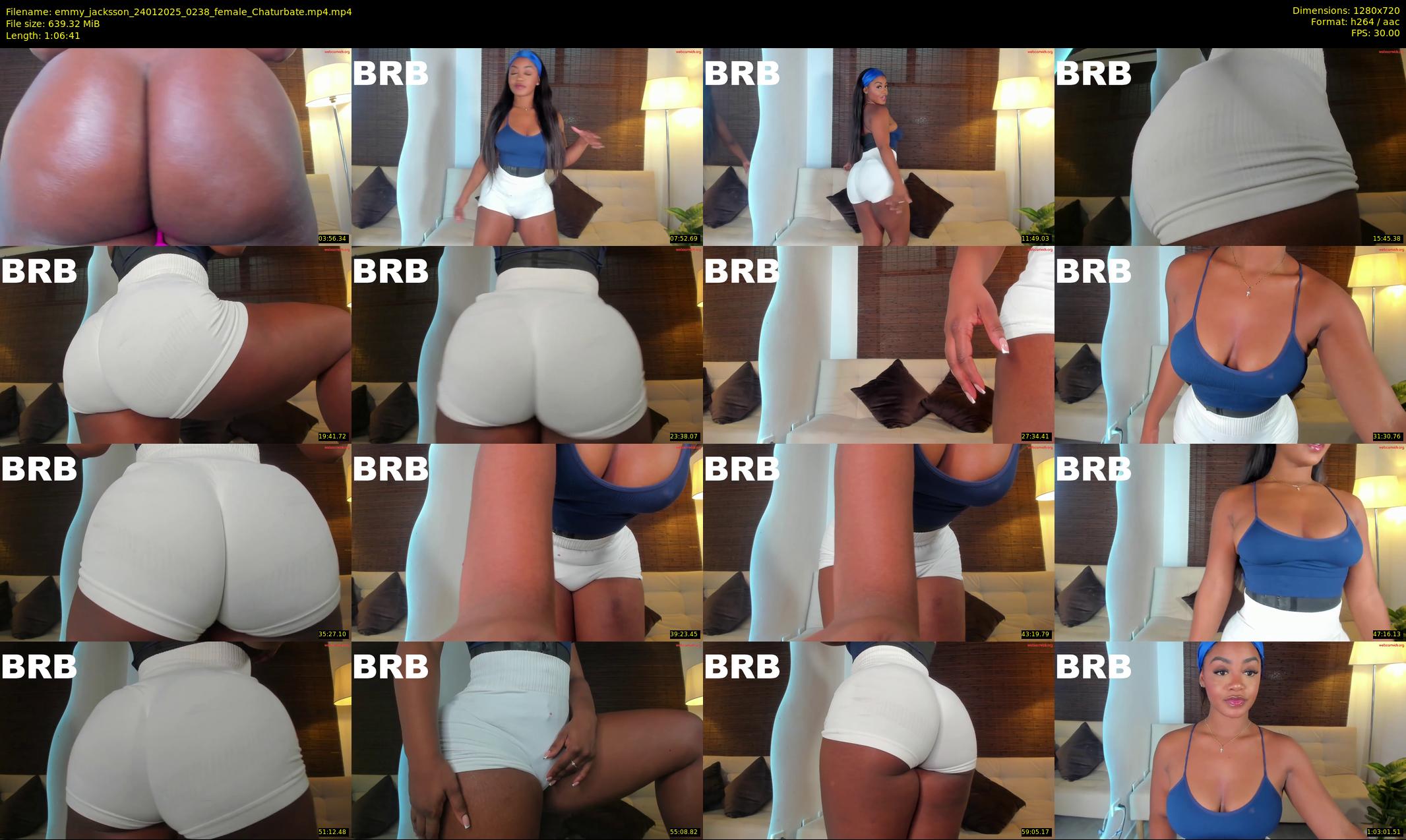 emmy_jacksson — 67 minute Chaturbate female cam show recording, 720p, Jan 24, 2025