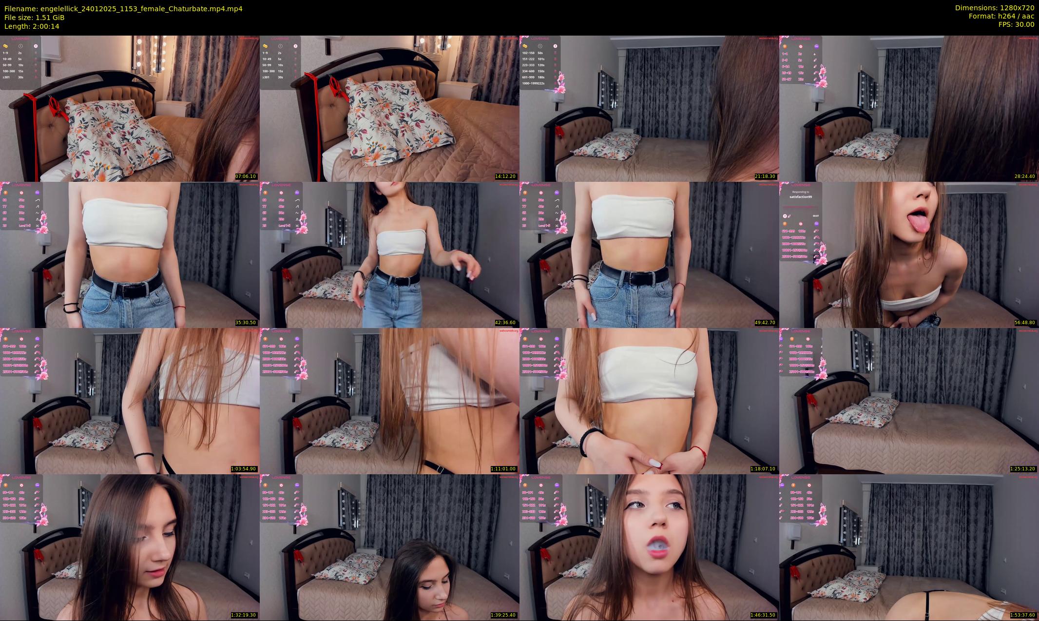 engelellick — 121 minute Chaturbate female cam show recording, 720p, Jan 24, 2025
