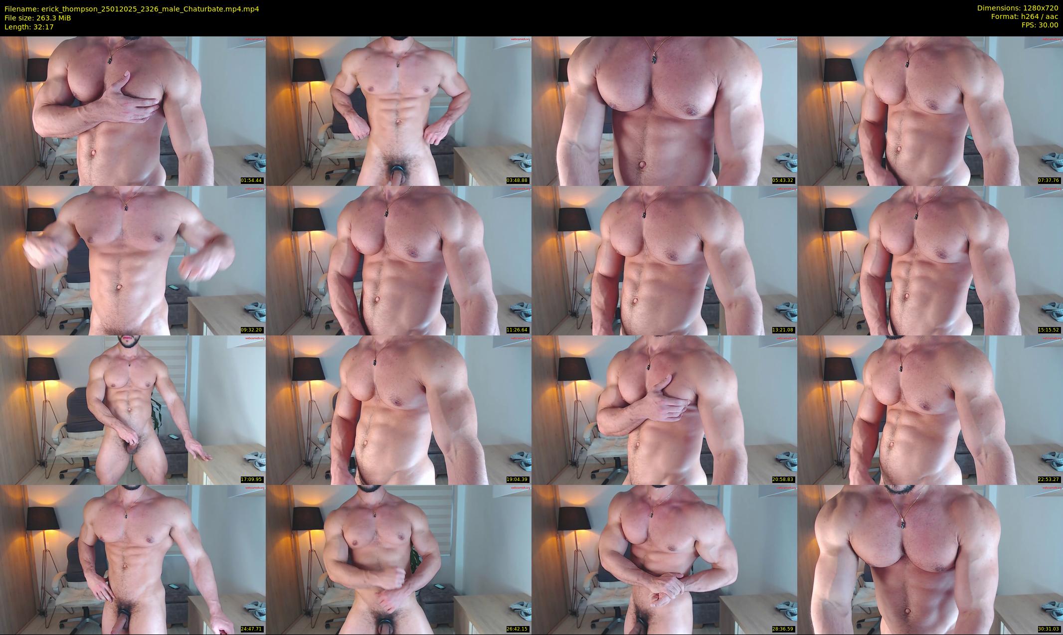 erick_thompson — 33 minute Chaturbate male cam show recording, 720p, Jan 25, 2025