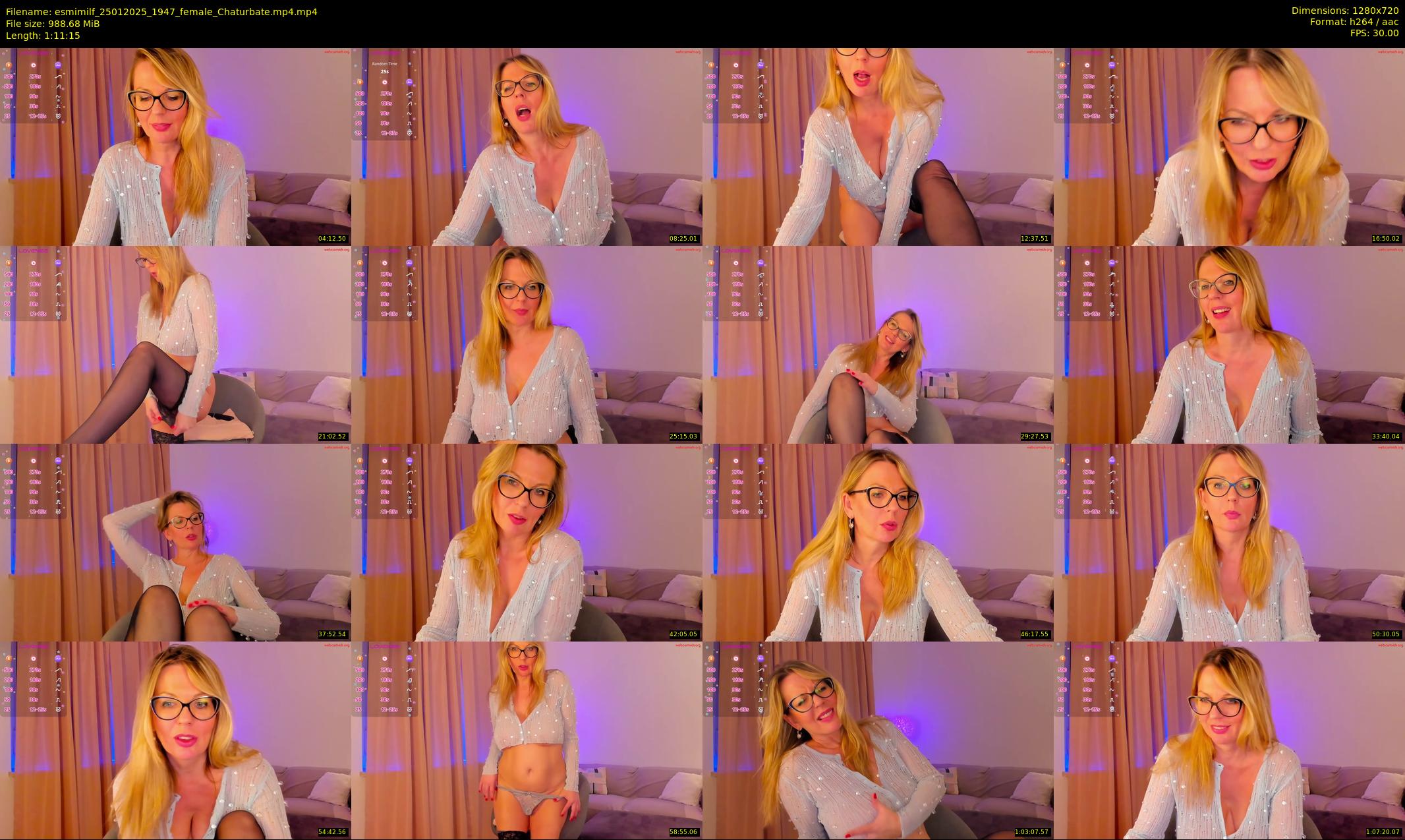 esmimilf — 72 minute Chaturbate female cam show recording, 720p, Jan 25, 2025