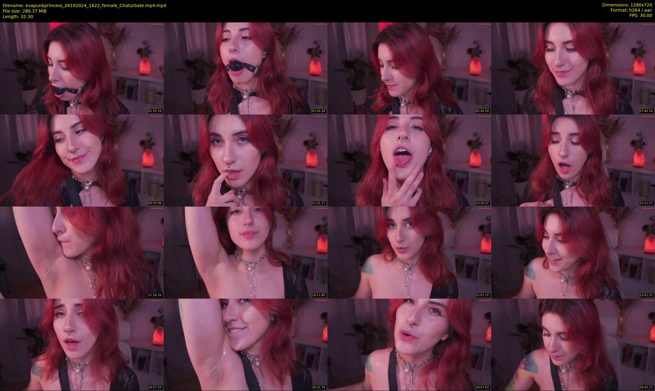 evapunkprincess — 33 minute Chaturbate female cam show recording, 720p, Oct 28, 2024