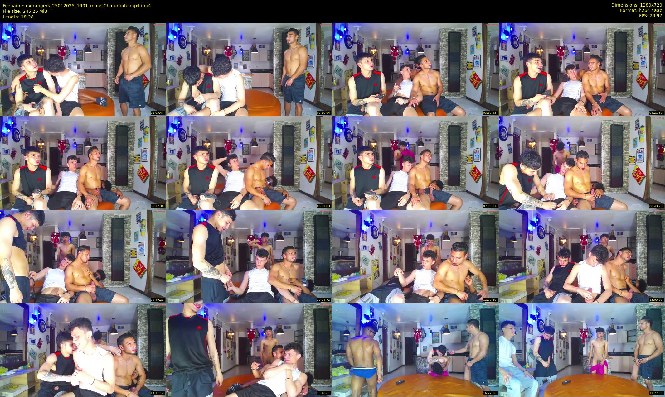 extrangers — 19 minute Chaturbate male cam show recording, 720p, Jan 25, 2025