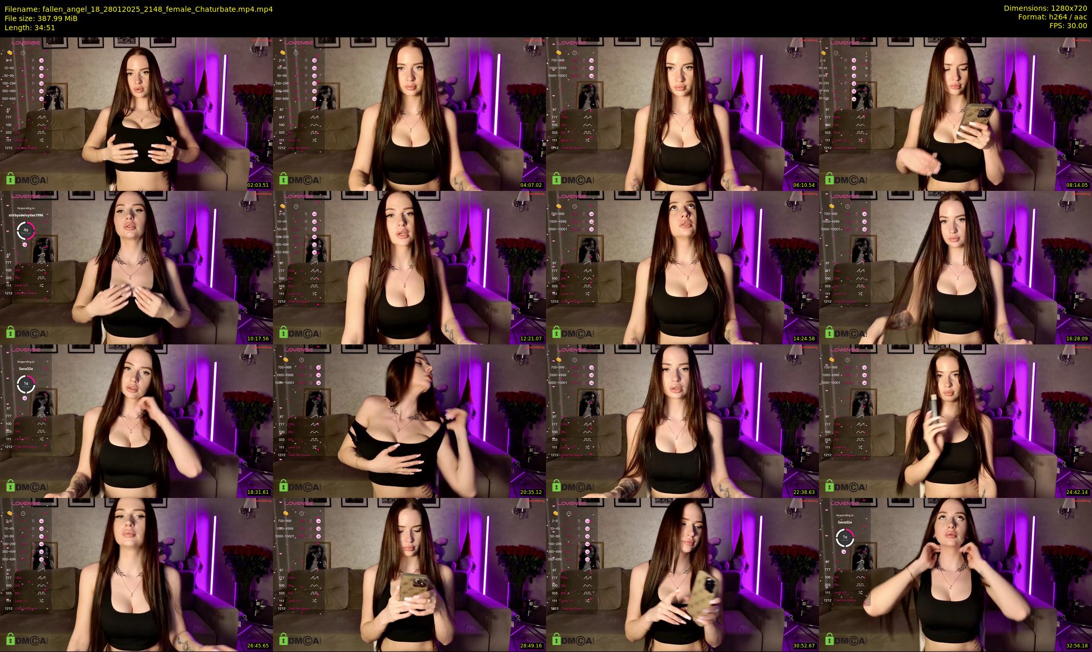 fallen_angel_18 — 35 minute Chaturbate female cam show recording, 720p, Jan 28, 2025
