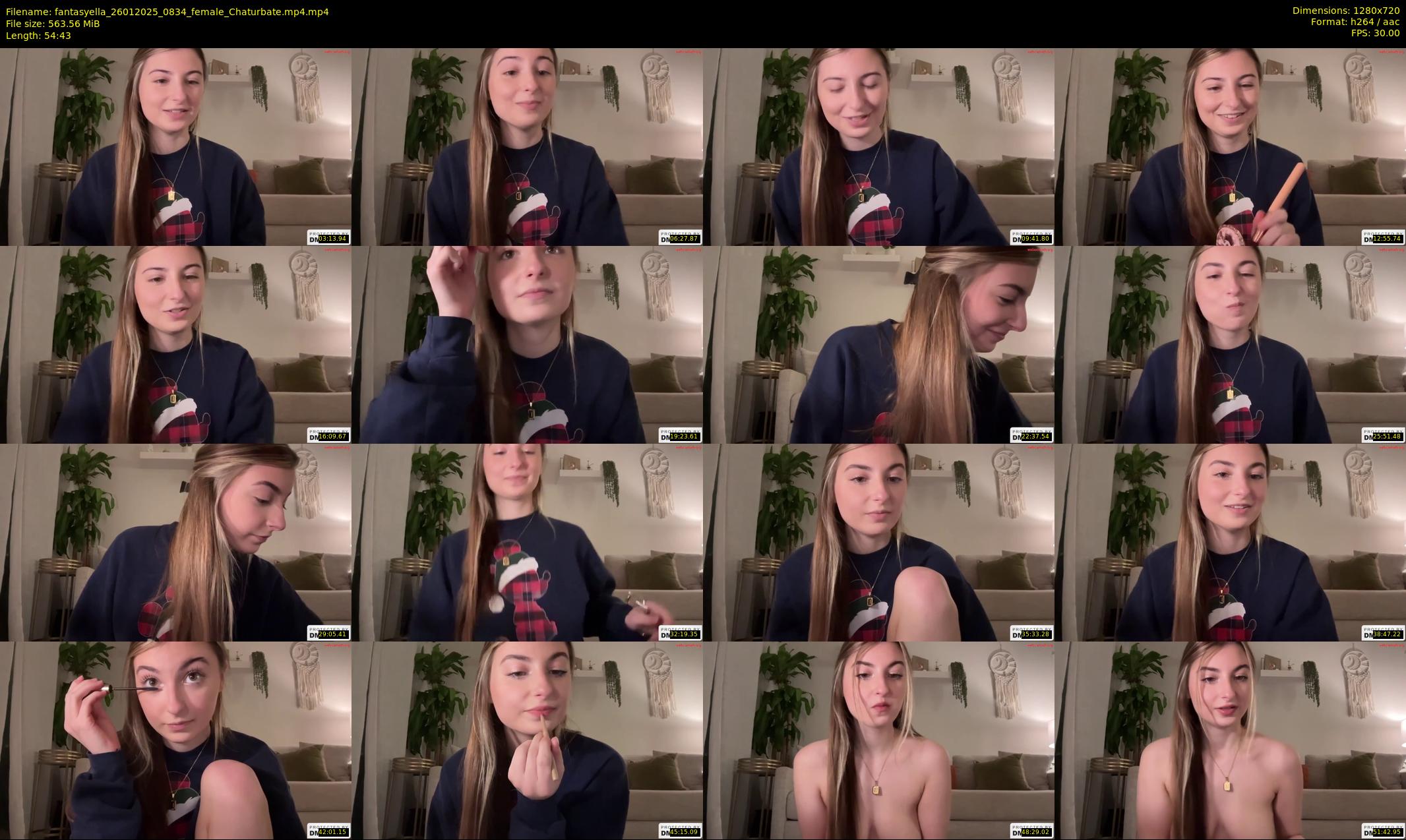 fantasyella — 55 minute Chaturbate female cam show recording, 720p, Jan 26, 2025