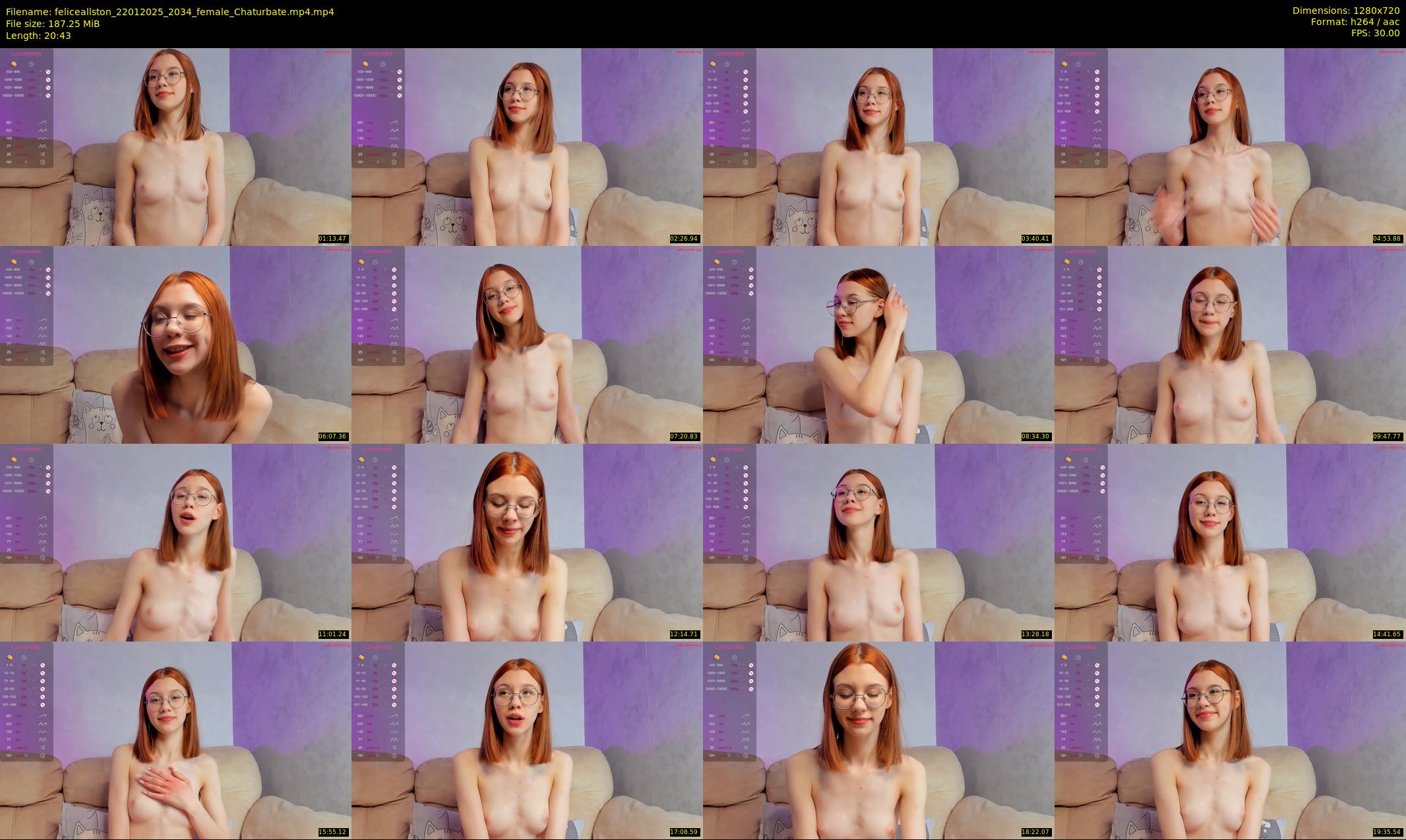 feliceallston — 21 minute Chaturbate female cam show recording, 720p, Jan 22, 2025