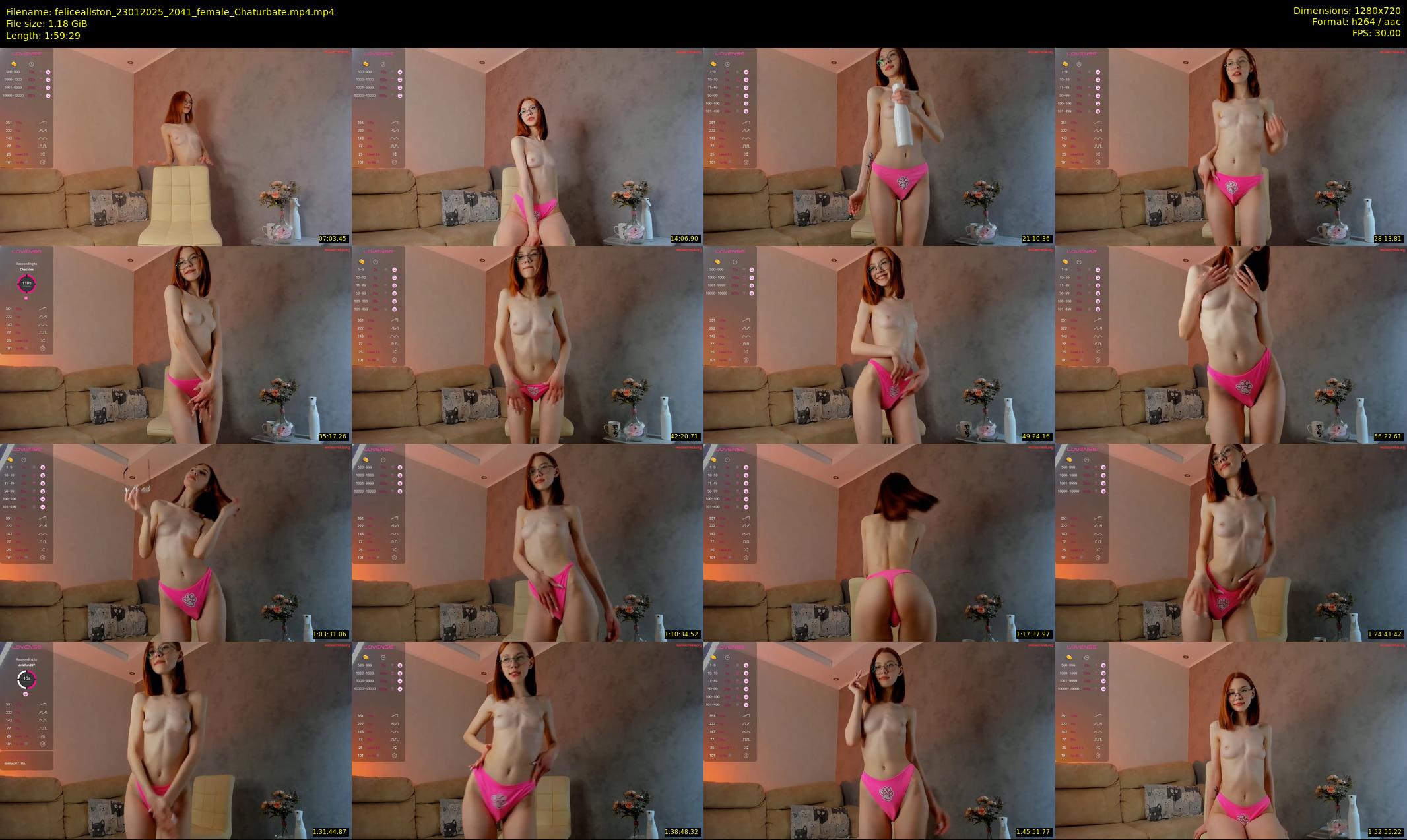 feliceallston — 120 minute Chaturbate female cam show recording, 720p, Jan 23, 2025