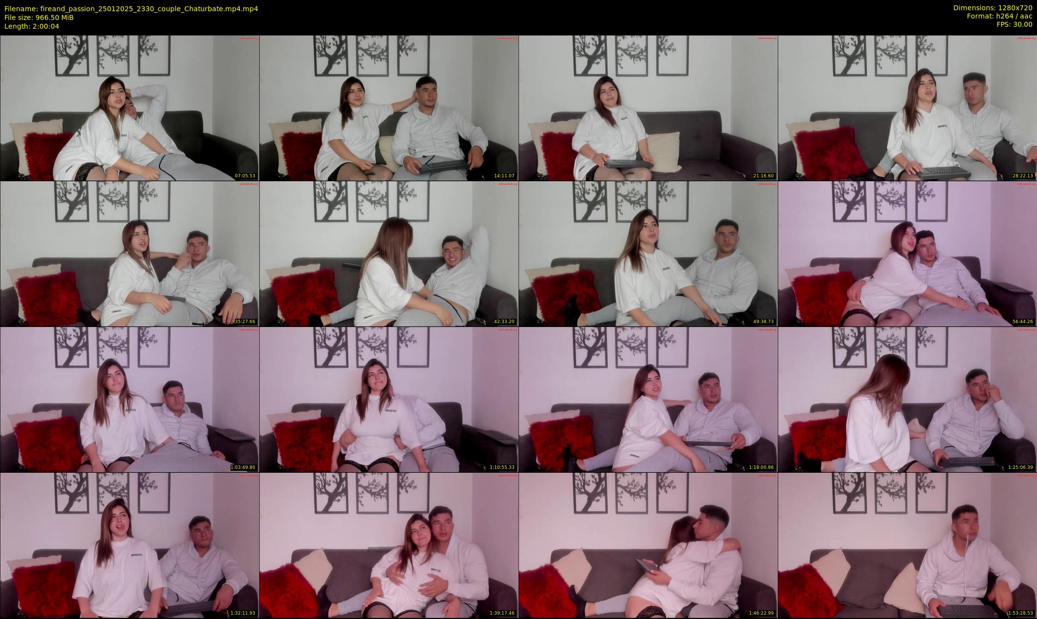 fireand_passion — 121 minute Chaturbate couple cam show recording, 720p, Jan 25, 2025