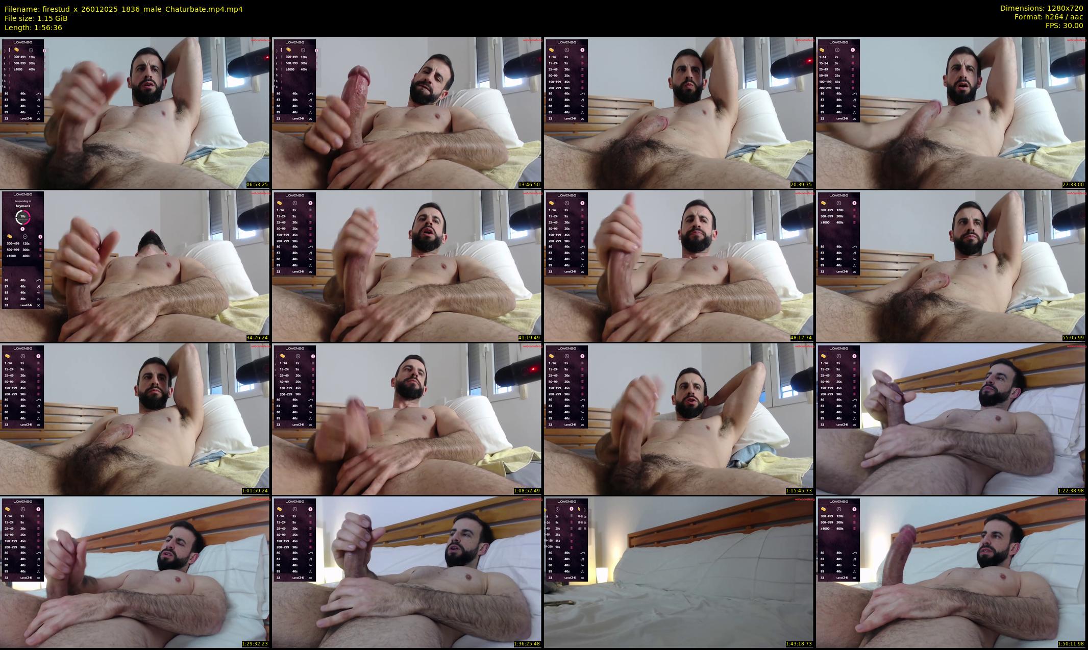 firestud_x — 117 minute Chaturbate male cam show recording, 720p, Jan 26, 2025