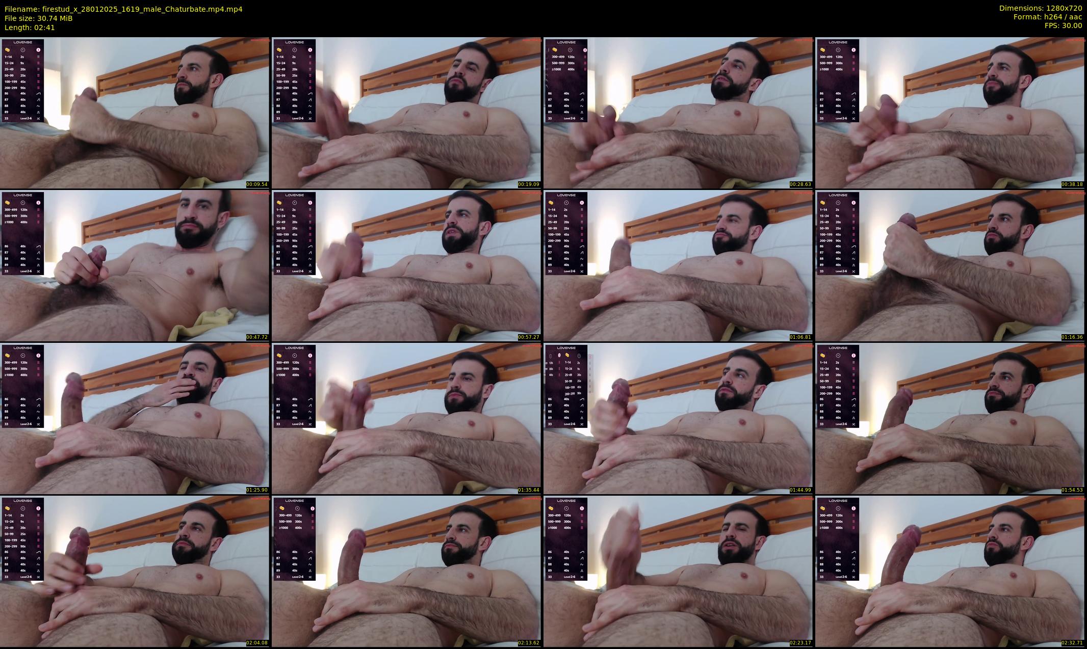 firestud_x — 3 minute Chaturbate male cam show recording, 720p, Jan 28, 2025