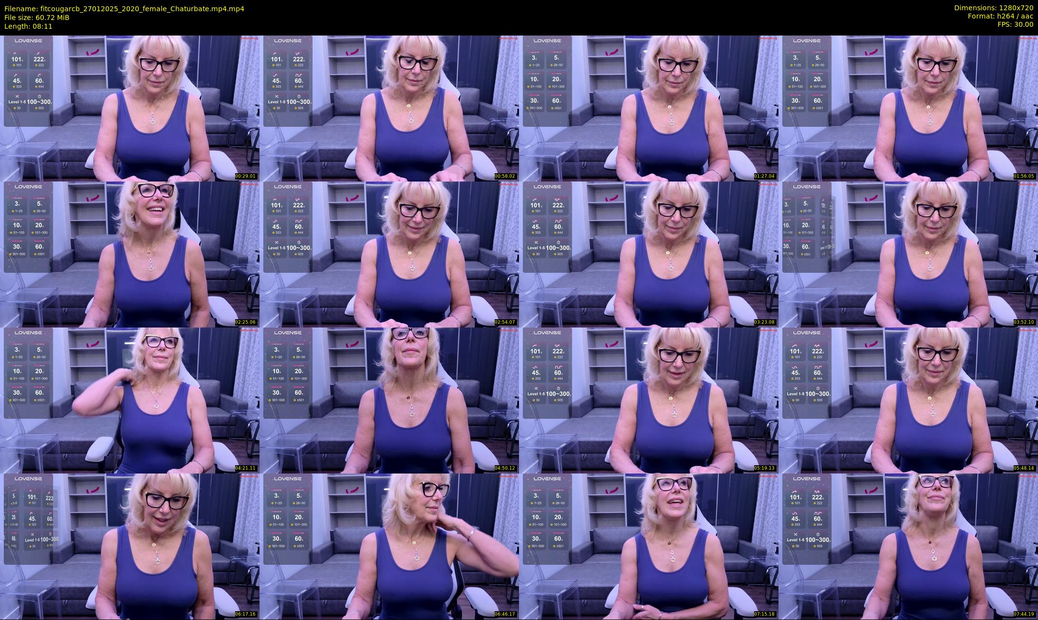 fitcougarcb — 9 minute Chaturbate female cam show recording, 720p, Jan 27, 2025