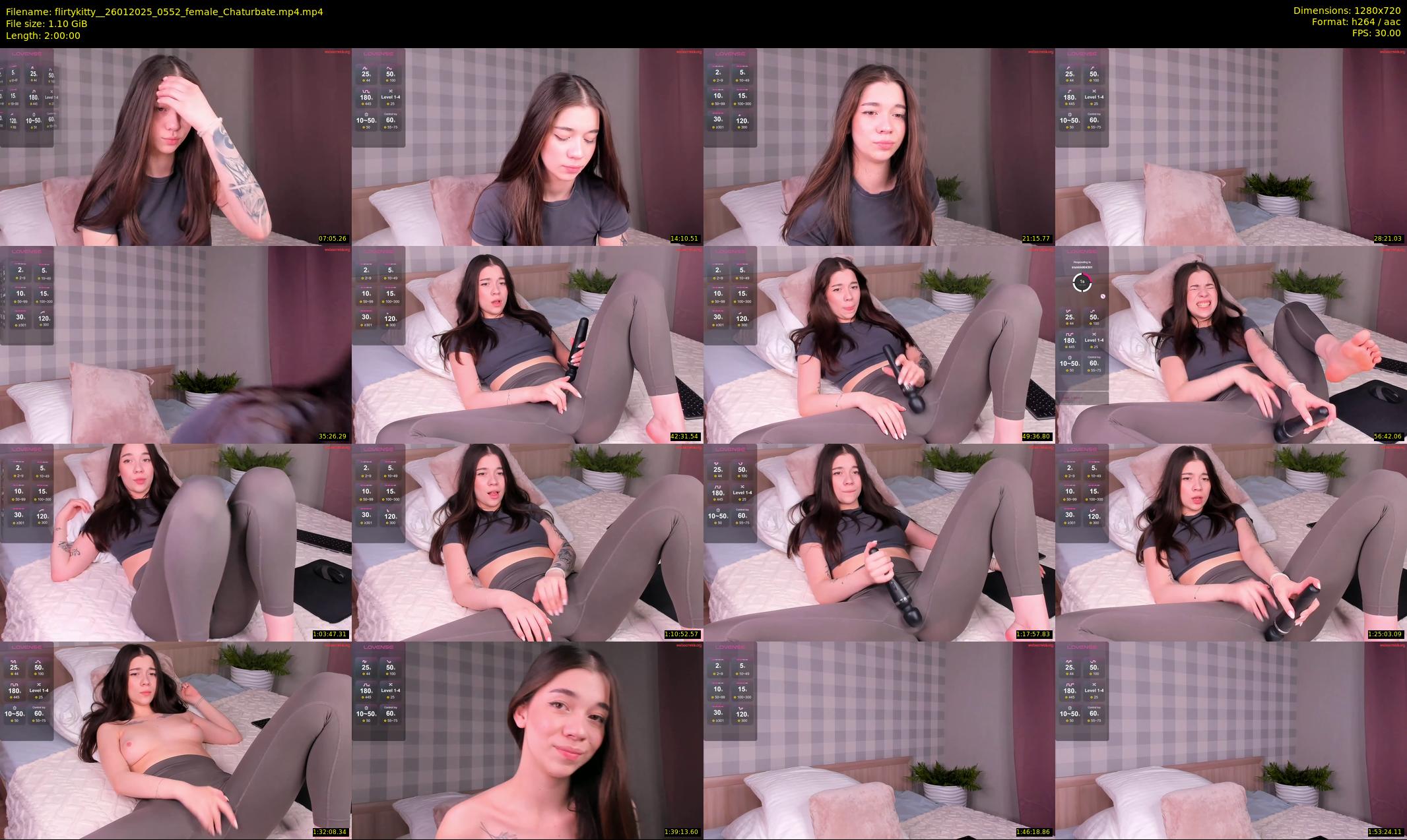 flirtykitty_ — 120 minute Chaturbate female cam show recording, 720p, Jan 26, 2025