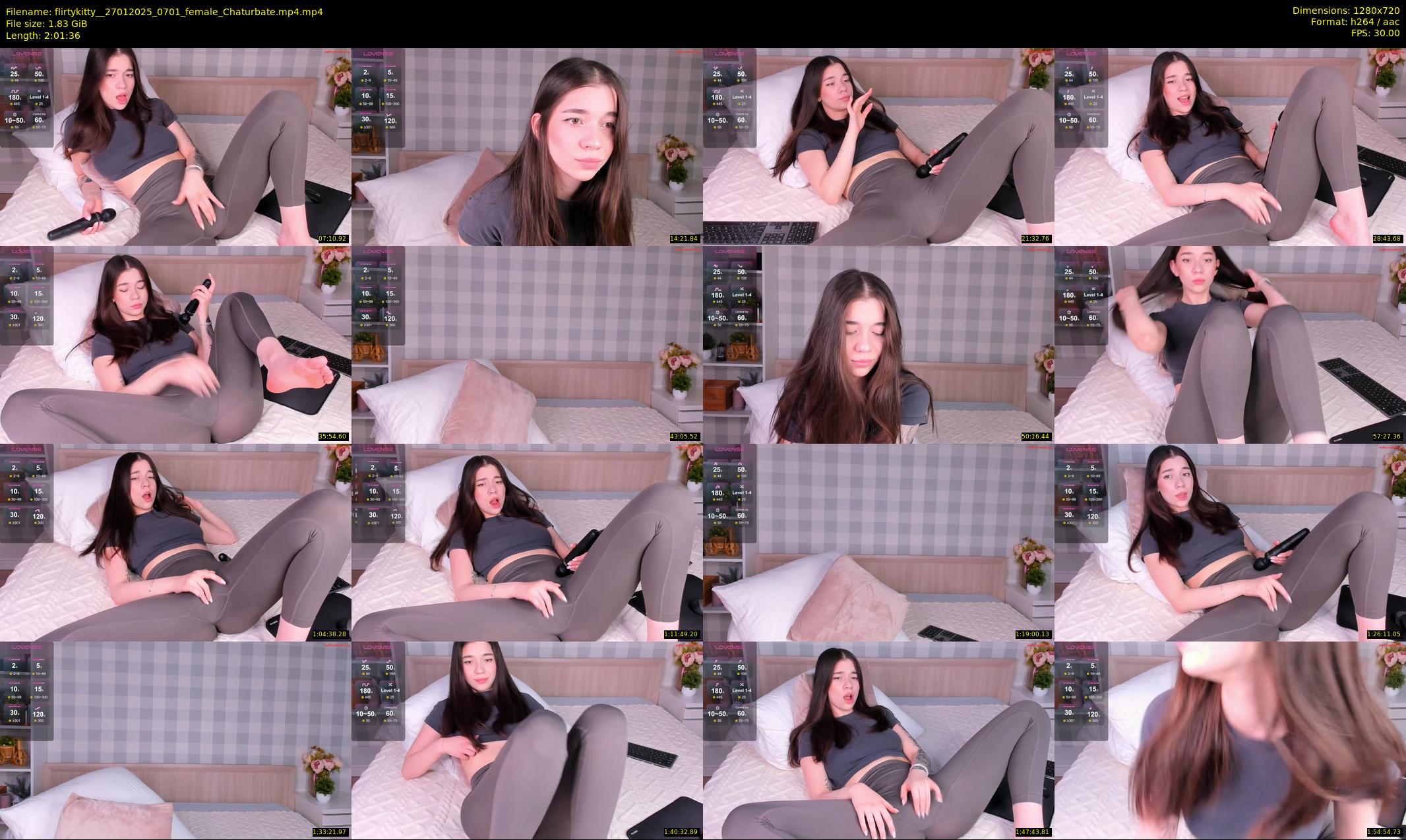 flirtykitty_ — 122 minute Chaturbate female cam show recording, 720p, Jan 27, 2025