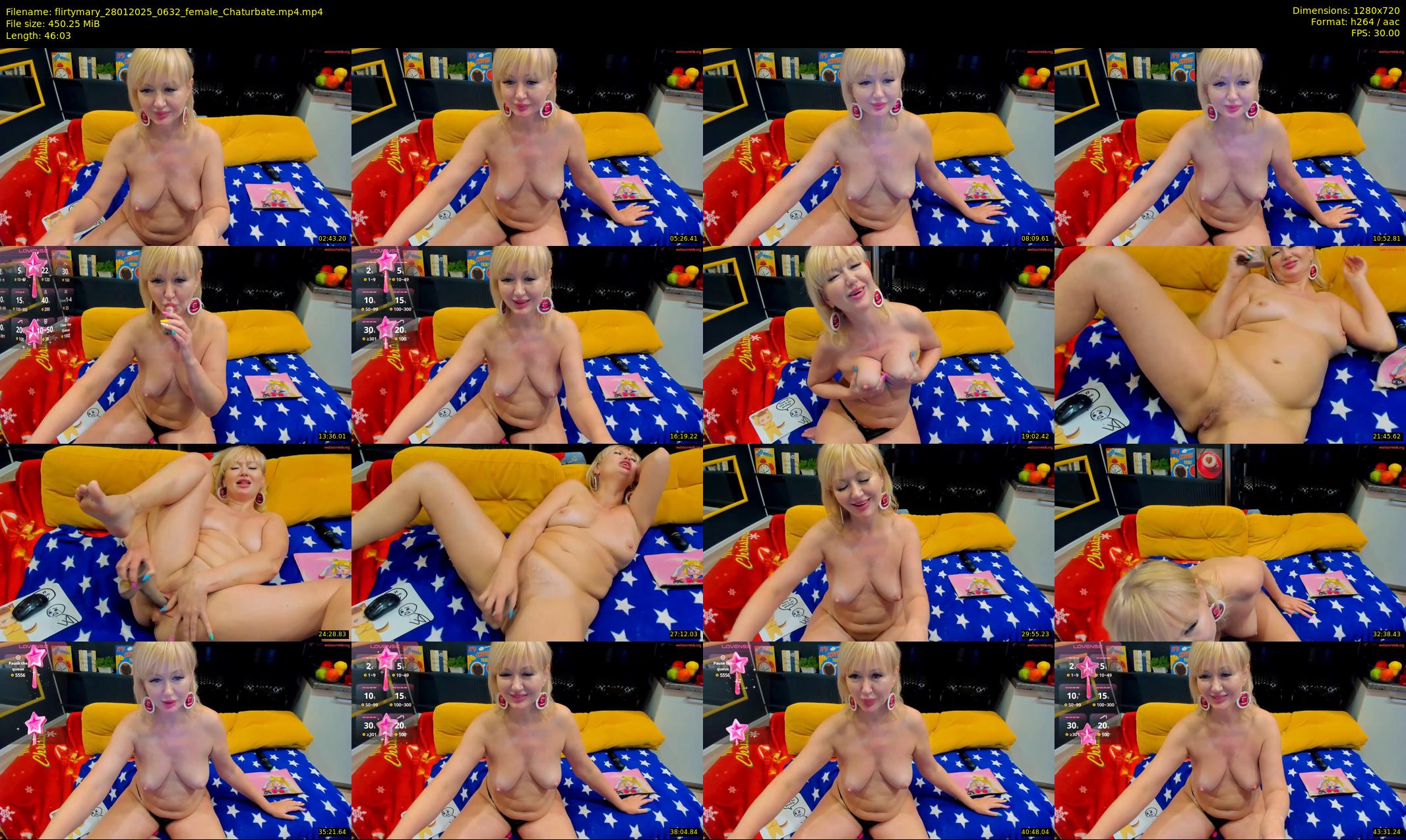 flirtymary — 47 minute Chaturbate female cam show recording, 720p, Jan 28, 2025
