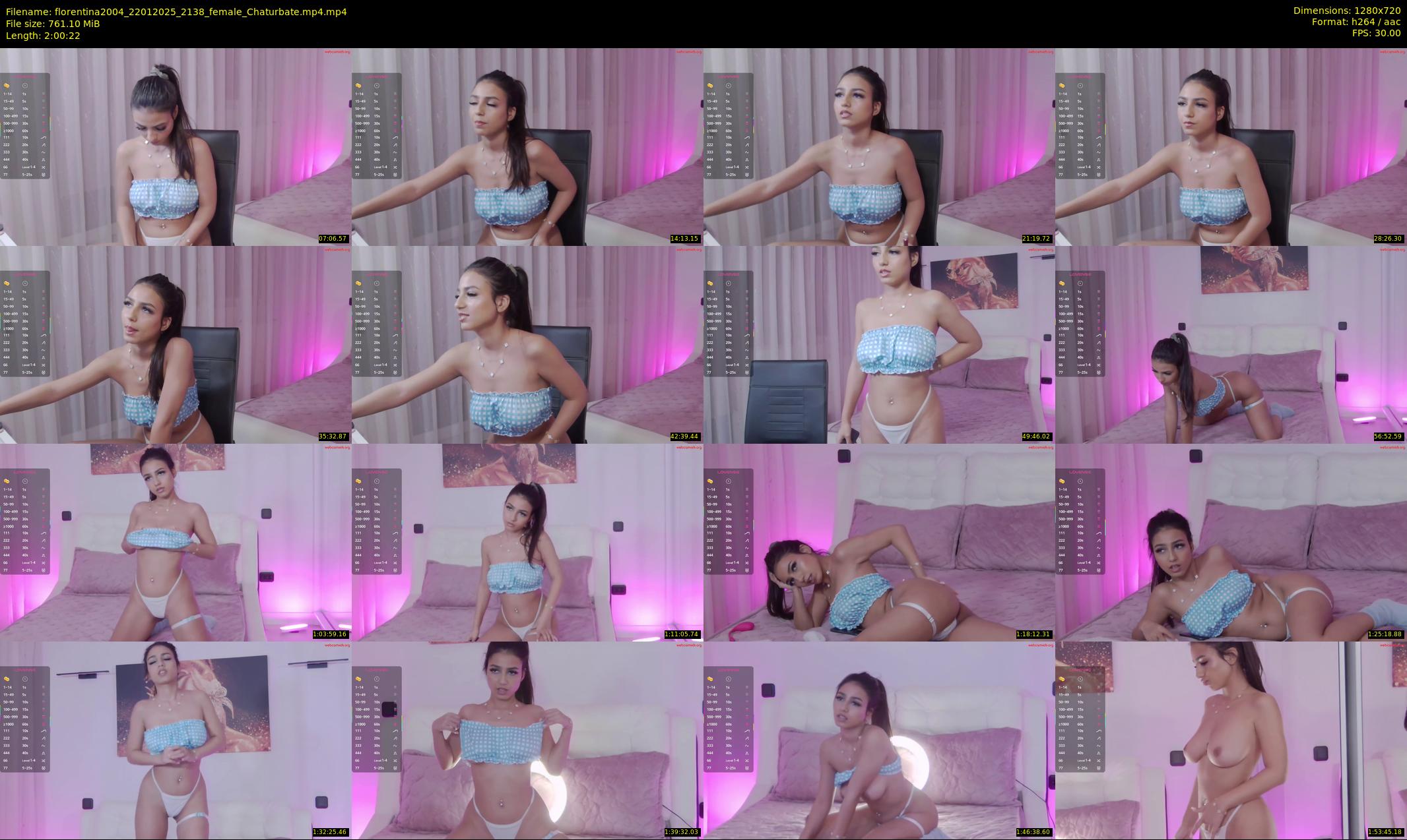 florentina2004 — 121 minute Chaturbate female cam show recording, 720p, Jan 22, 2025