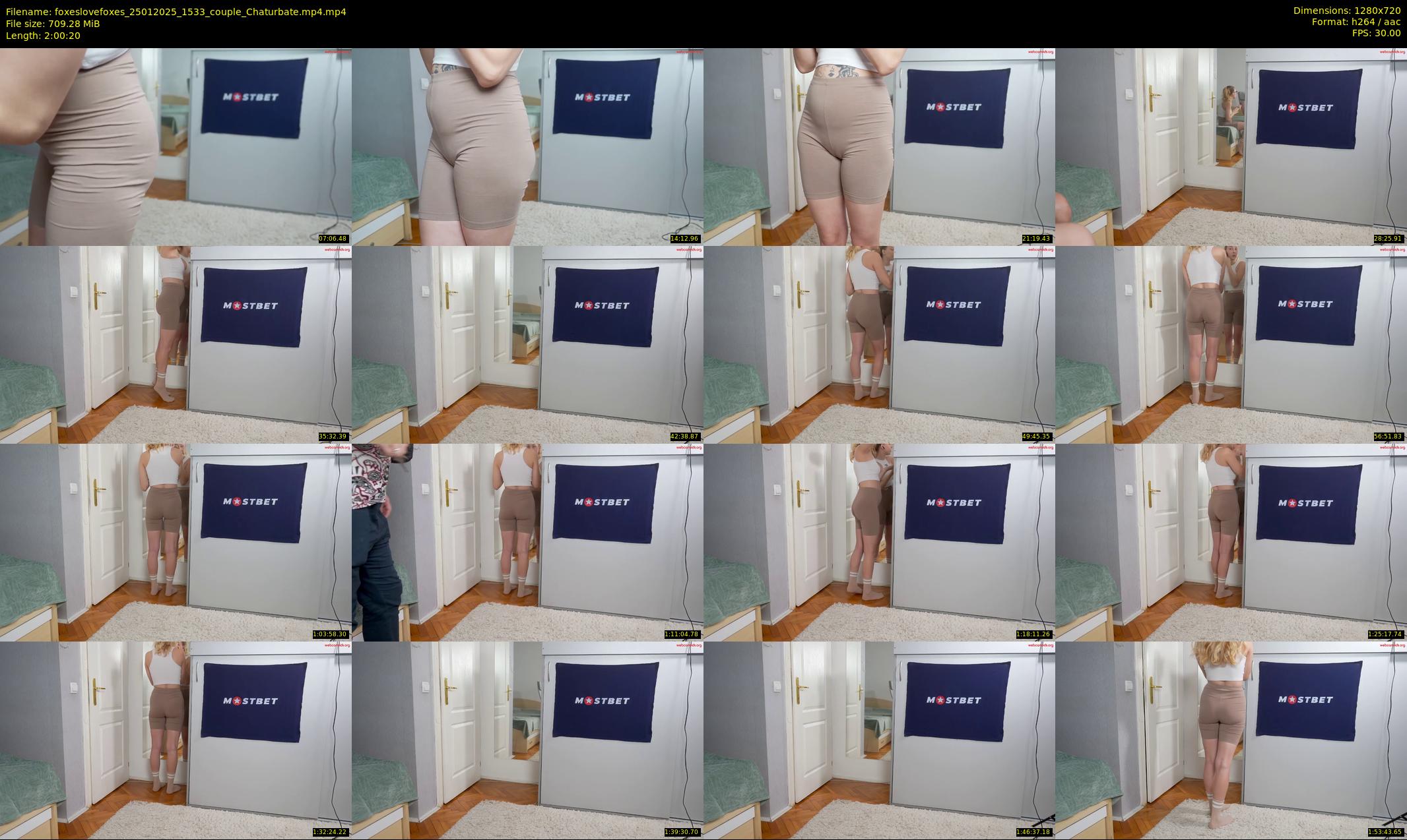 foxeslovefoxes — 121 minute Chaturbate couple cam show recording, 720p, Jan 25, 2025