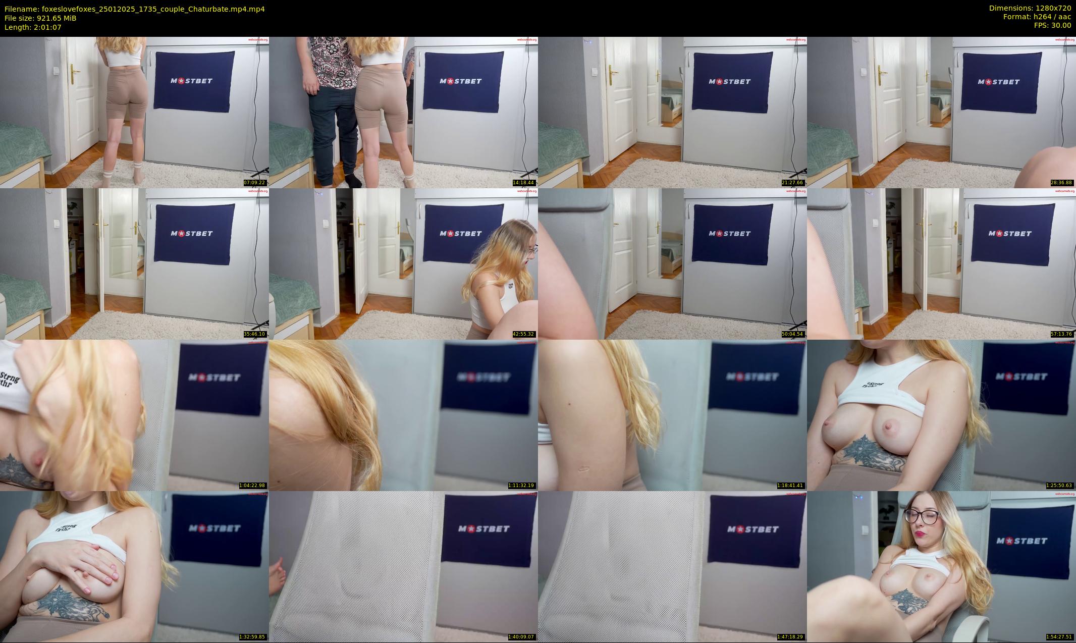 foxeslovefoxes — 122 minute Chaturbate couple cam show recording, 720p, Jan 25, 2025