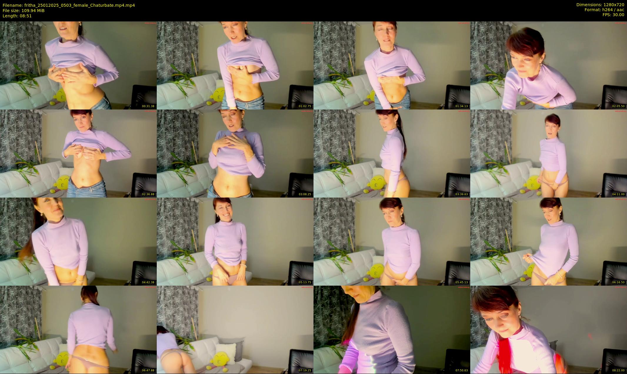 fritha — 9 minute Chaturbate female cam show recording, 720p, Jan 25, 2025