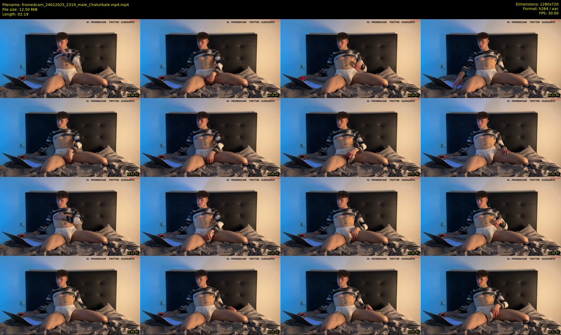 fromedcam — 3 minute Chaturbate male cam show recording, 720p, Jan 24, 2025