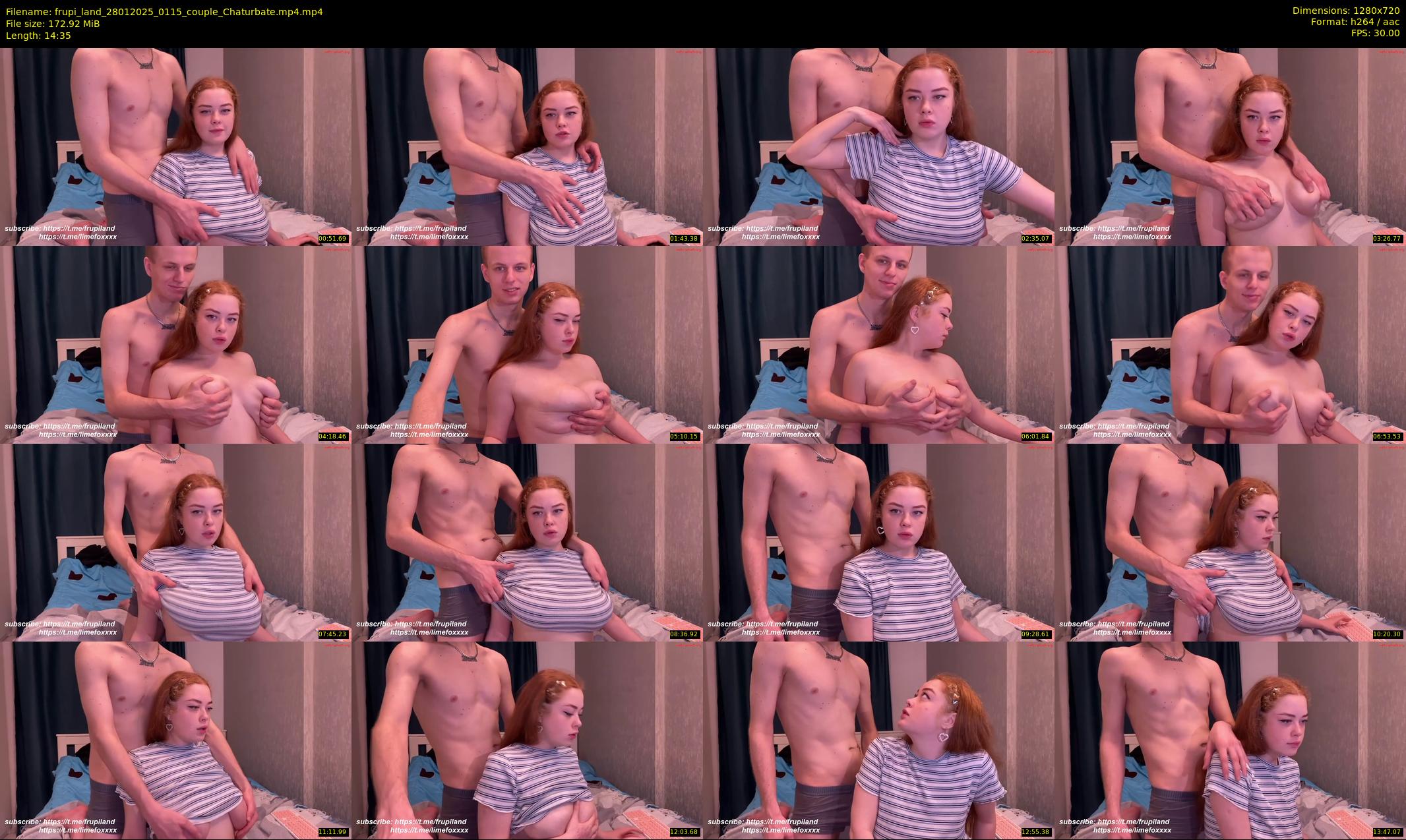frupi_land — 15 minute Chaturbate couple cam show recording, 720p, Jan 28, 2025