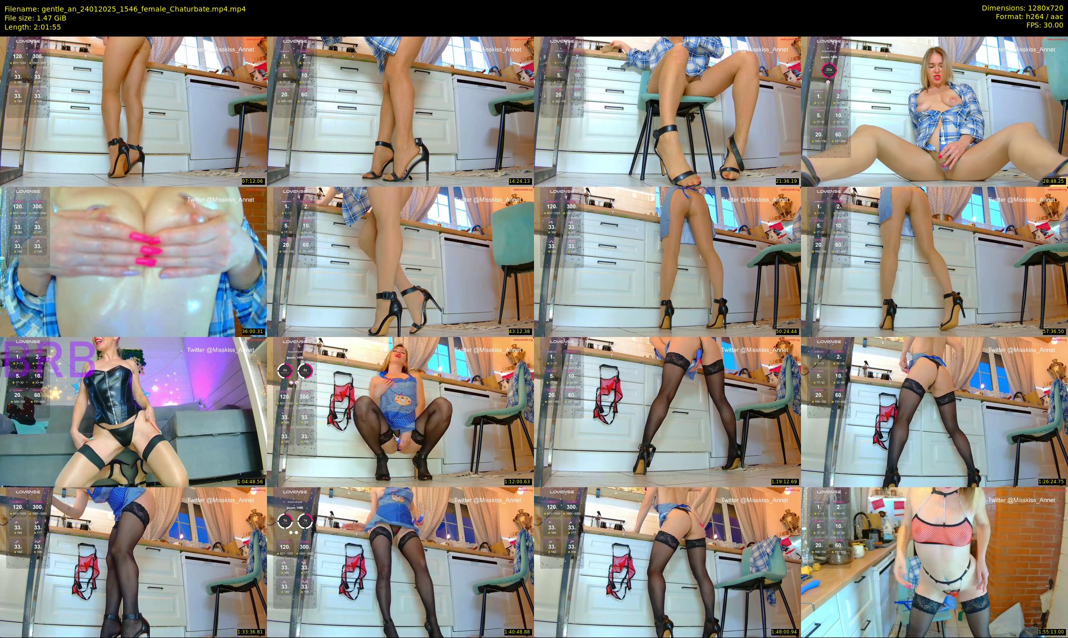 gentle_an — 122 minute Chaturbate female cam show recording, 720p, Jan 24, 2025