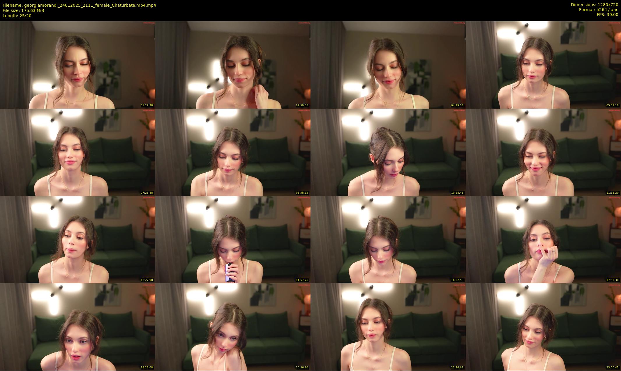 georgiamorandi — 26 minute Chaturbate female cam show recording, 720p, Jan 24, 2025