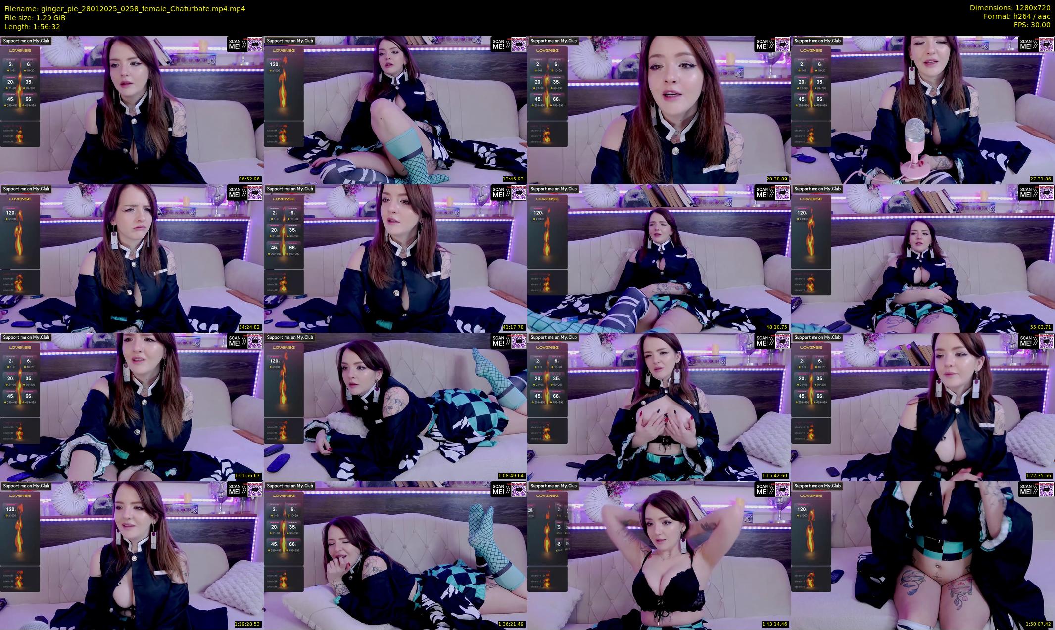 ginger_pie — 117 minute Chaturbate female cam show recording, 720p, Jan 28, 2025