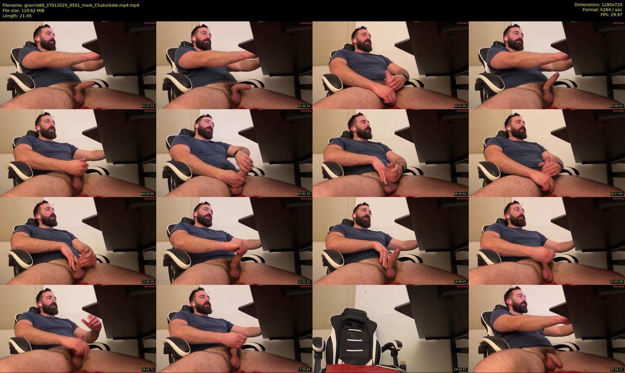 gnorris88 — 22 minute Chaturbate male cam show recording, 720p, Jan 27, 2025